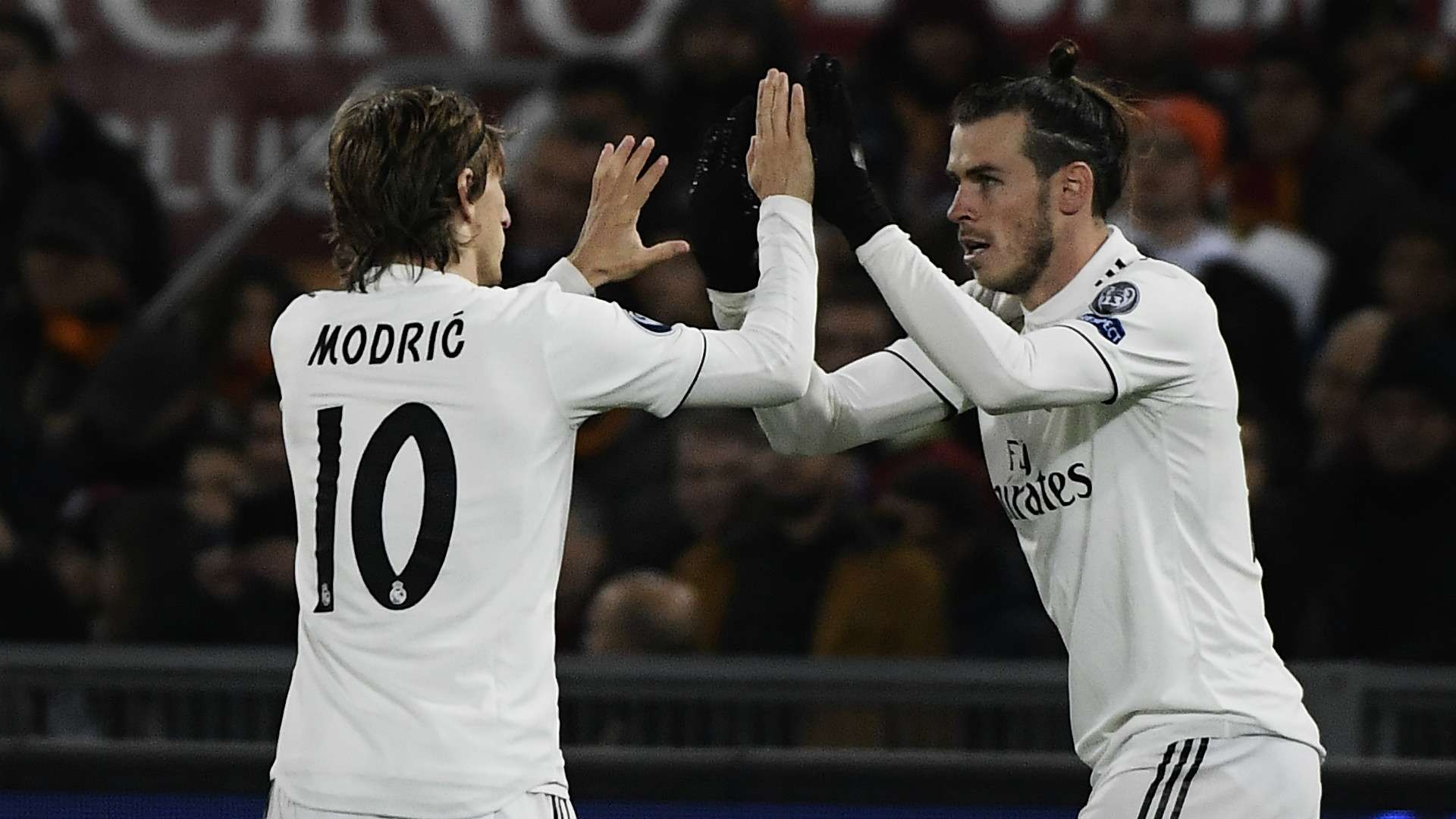 Luka Modric Gareth Bale Roma Real Madrid Champions League