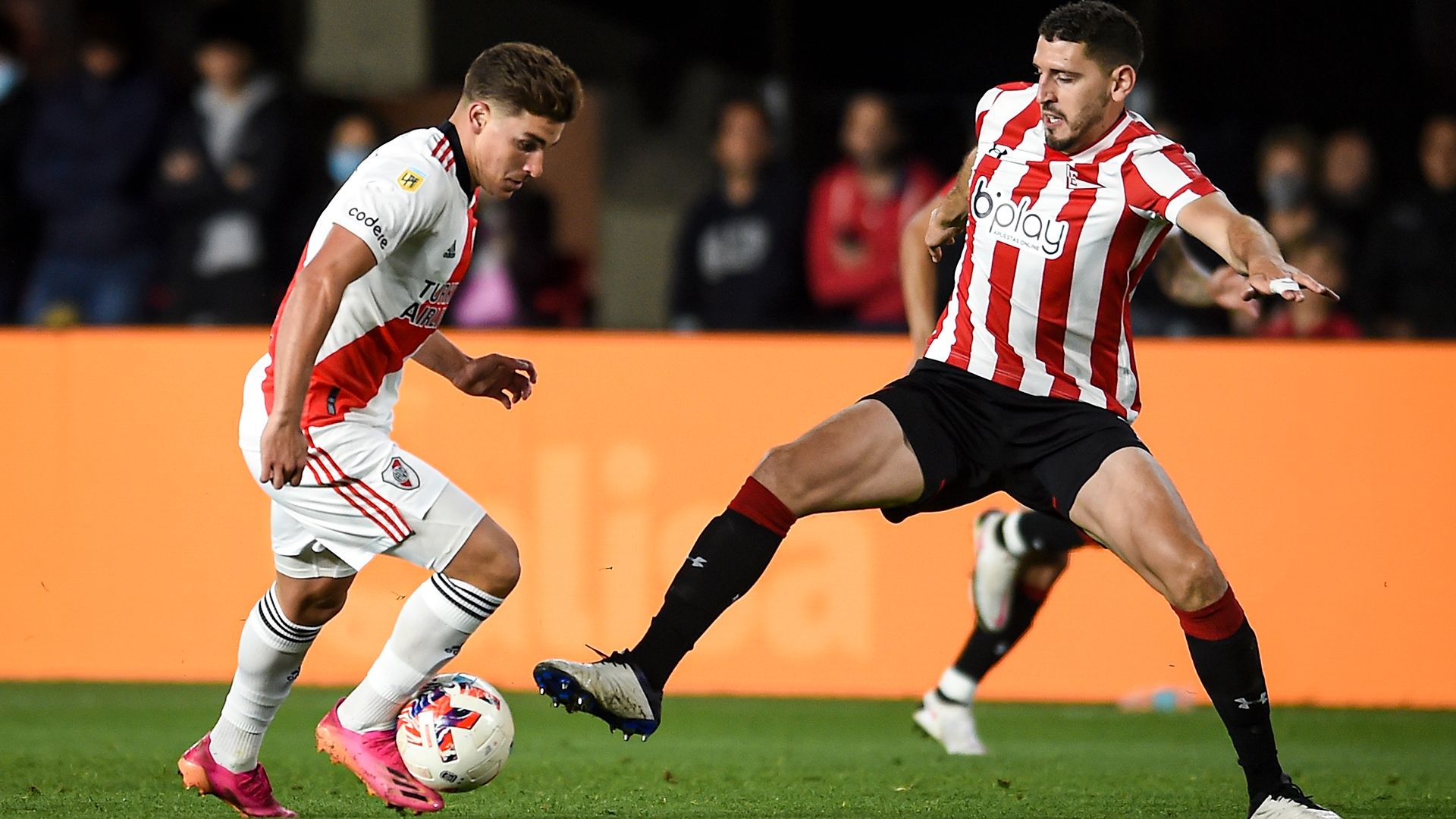 Julian Alvarez Agustin Rogel Estudiantes River Torneo Liga Profesional 31102021