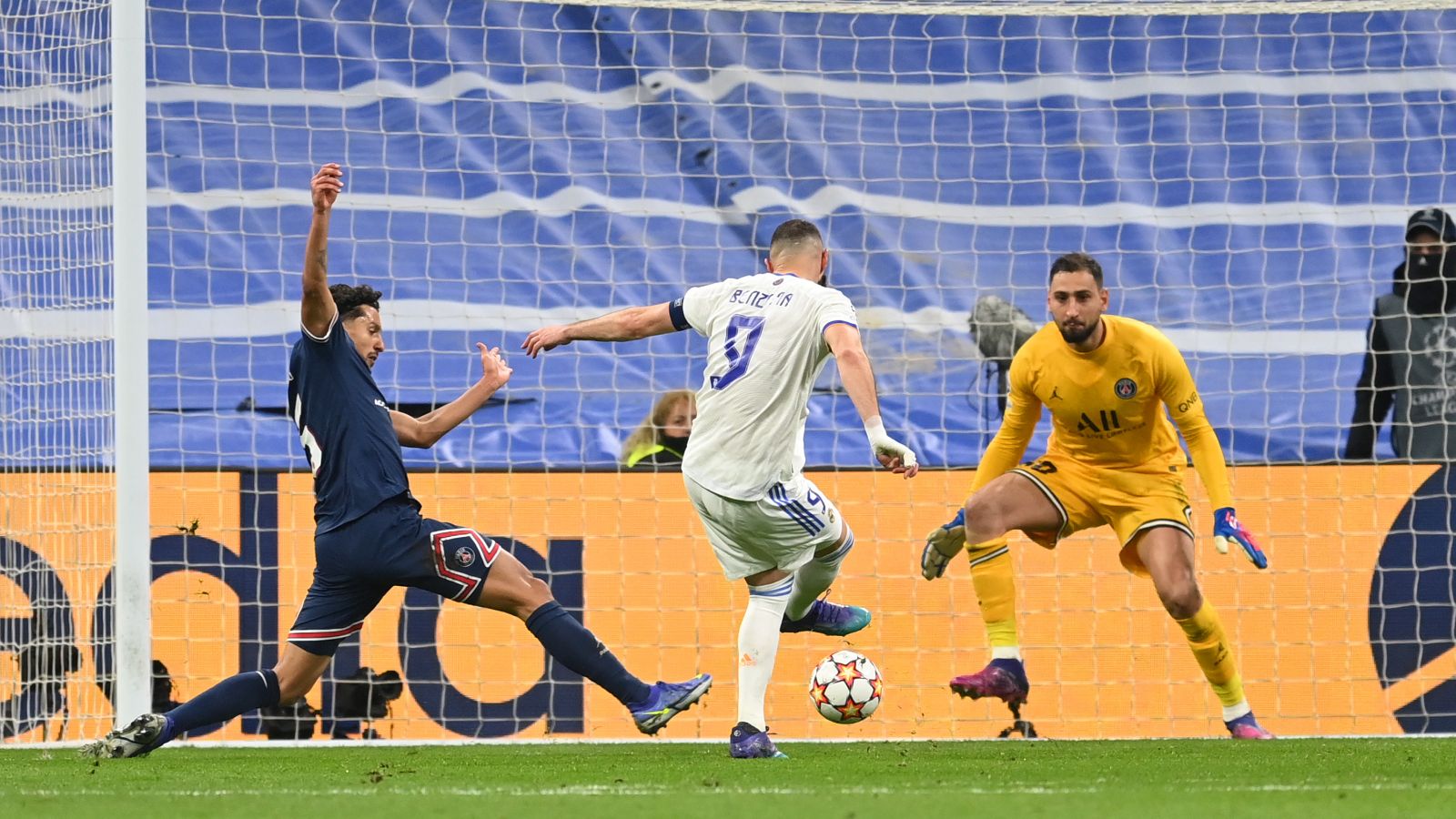 Benzema, Real Madrid vs. PSG