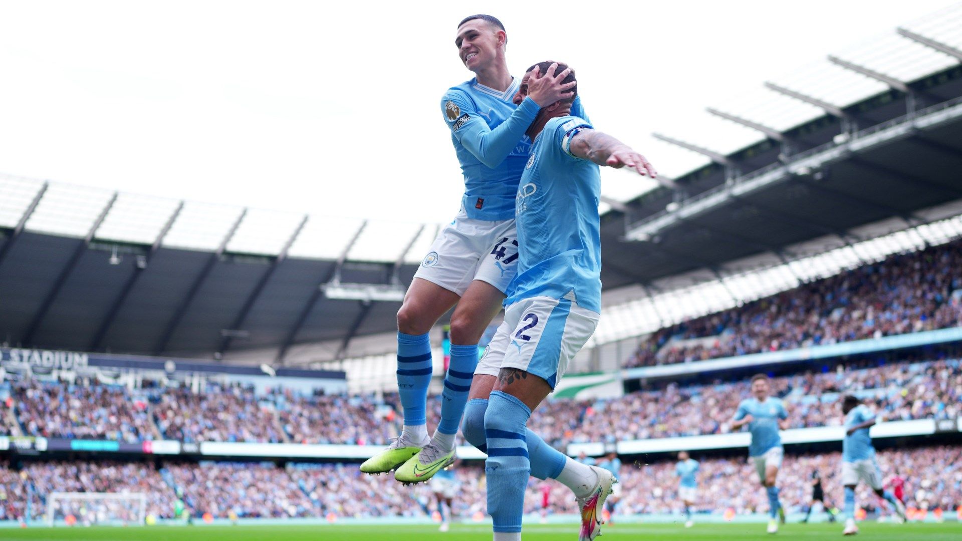 Phil Foden Kyle Walker Man City 2023-24