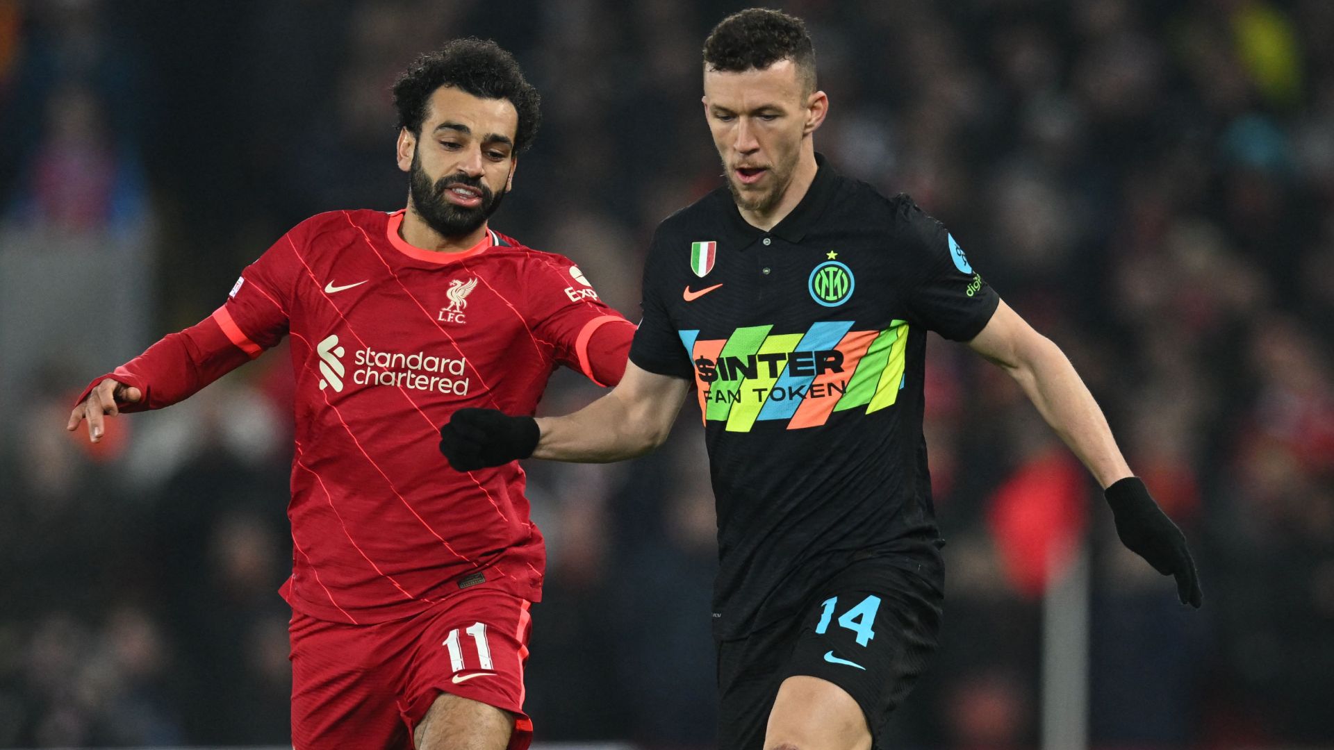 Liverpool-Inter Milan - Mohamed Salah Ivan Perisic
