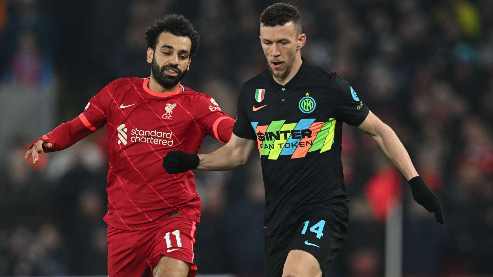 Liverpool-Inter Milan - Mohamed Salah Ivan Perisic