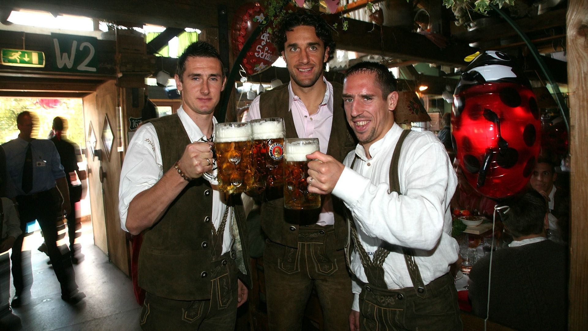 Luca Toni Franck Ribery Miroslav Klose Oktoberfest