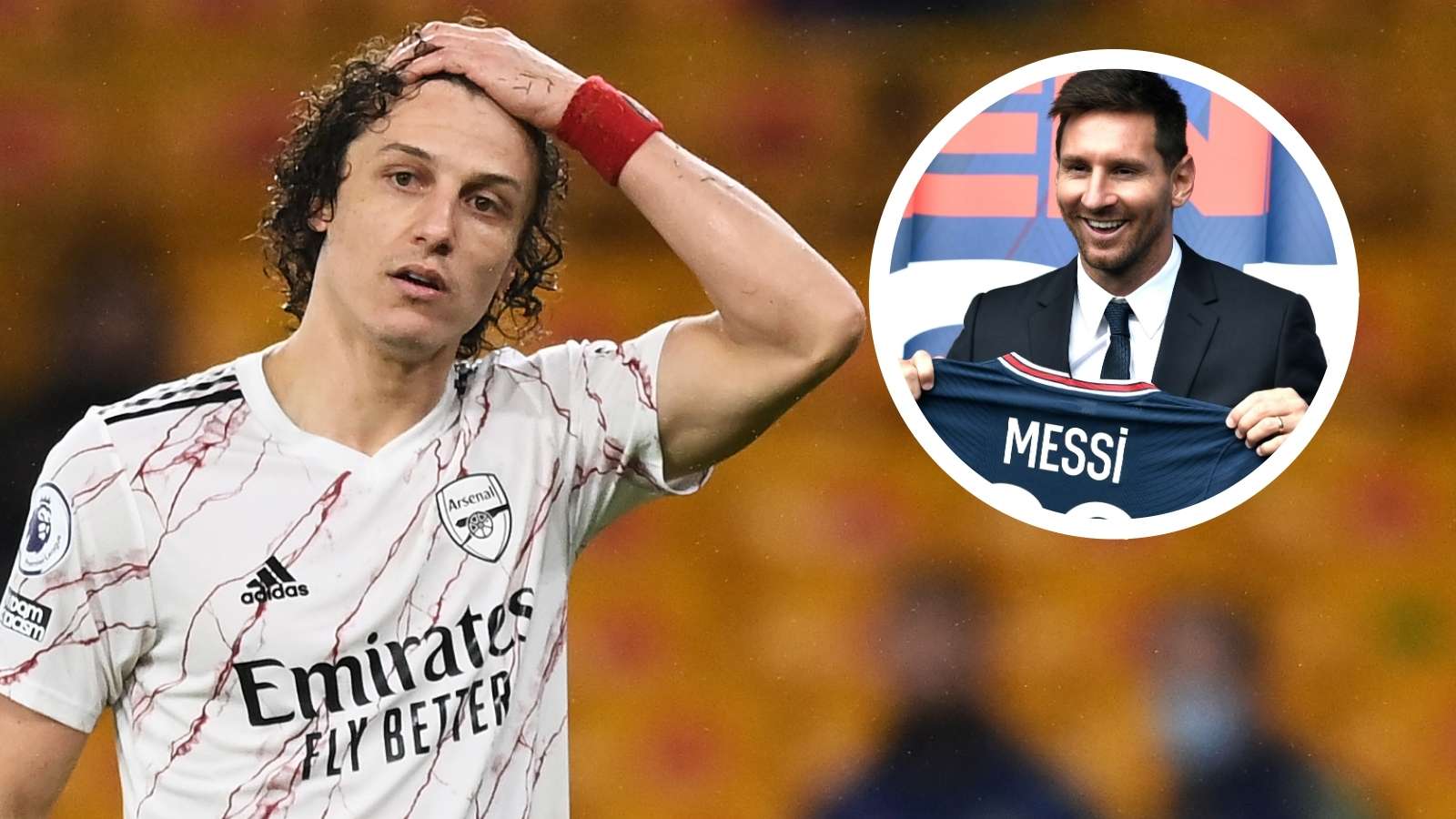 David Luiz Lionel Messi