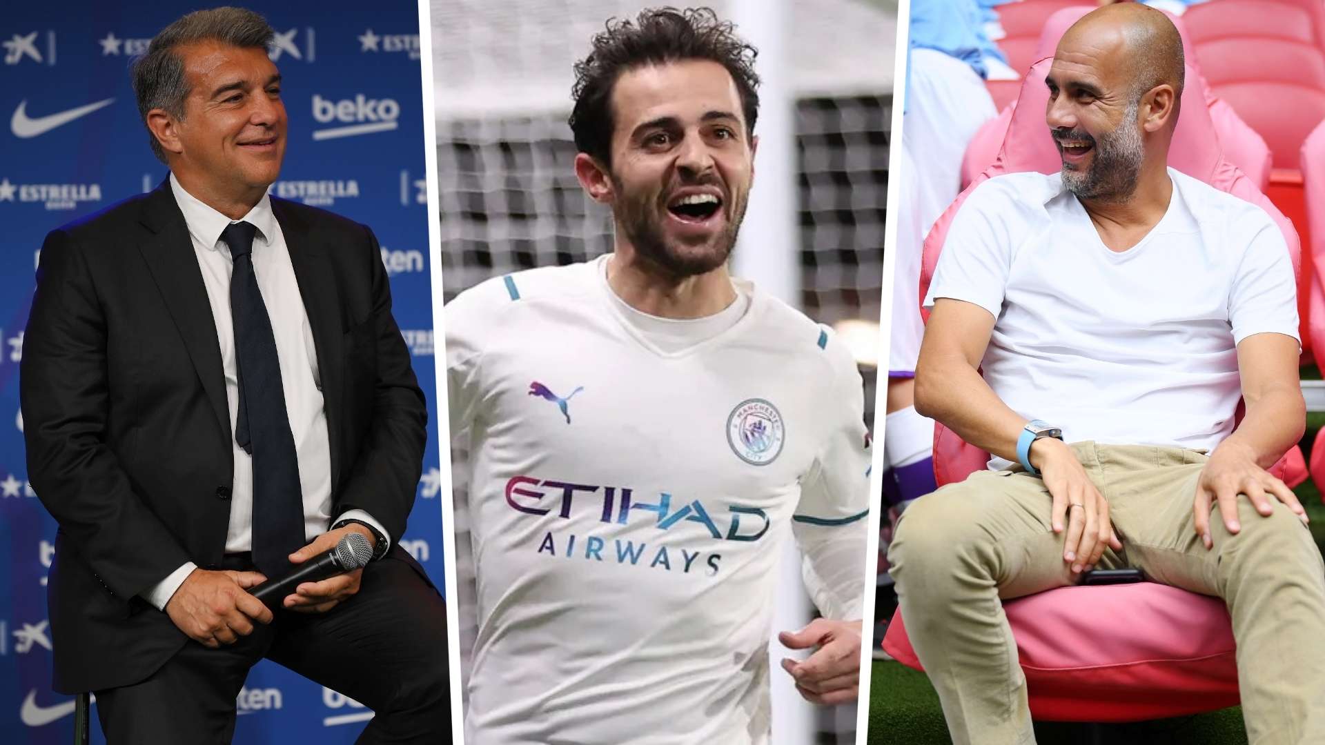 Laporta & Bernardo & Guardiola