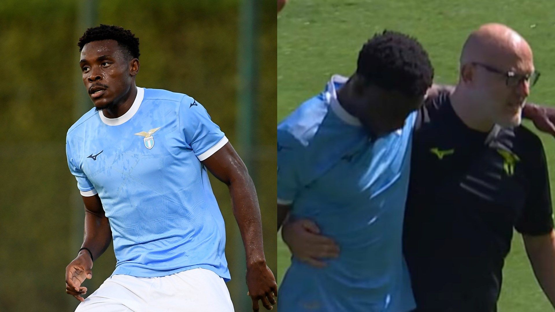 dele bashiru infortunio derby lazio roma