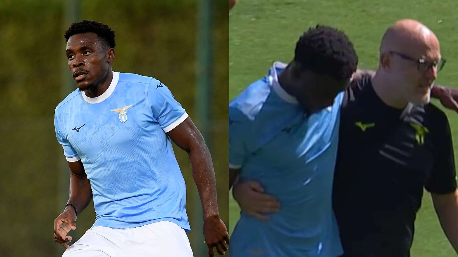 dele bashiru infortunio derby lazio roma