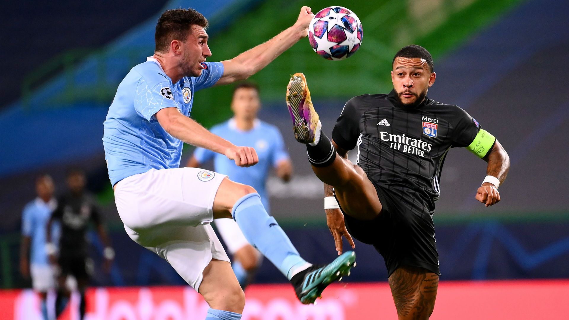 Memphis Depay Manchester City Lyon Champions League 15082020