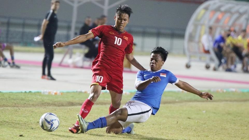U19 Việt Nam U19 Singapore Giải U19 Đông Nam Á 2018