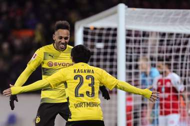 Pierre-Emerick Aubameyang & Kagawa Shinji