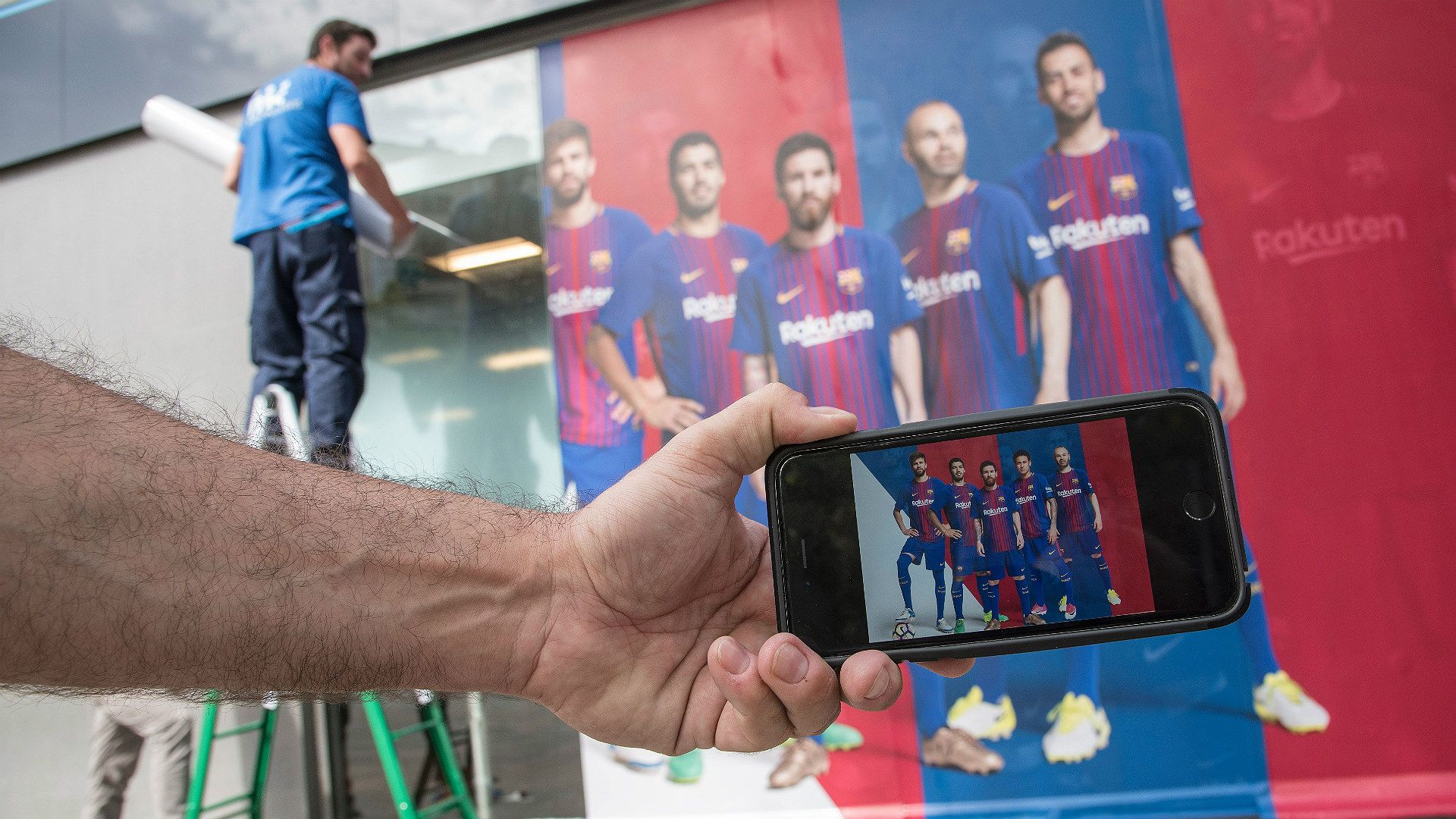 Neymar poster Camp Nou