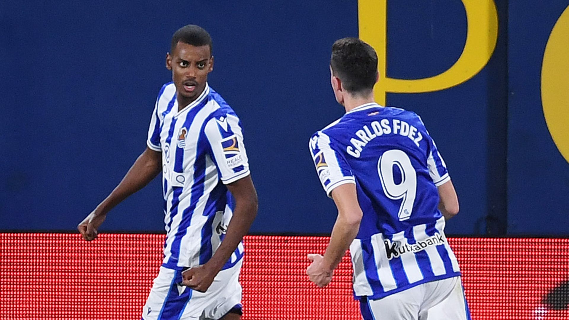 Carlos Fernández e Isak, Real Sociedad