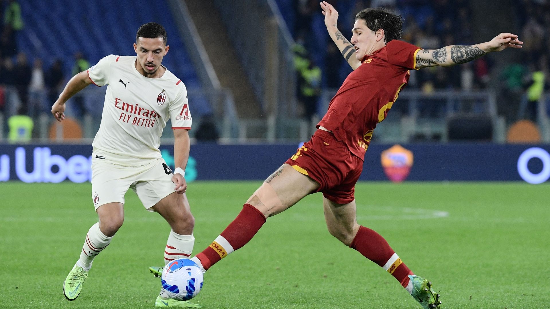 Bennacer Zaniolo Roma Milan Serie A