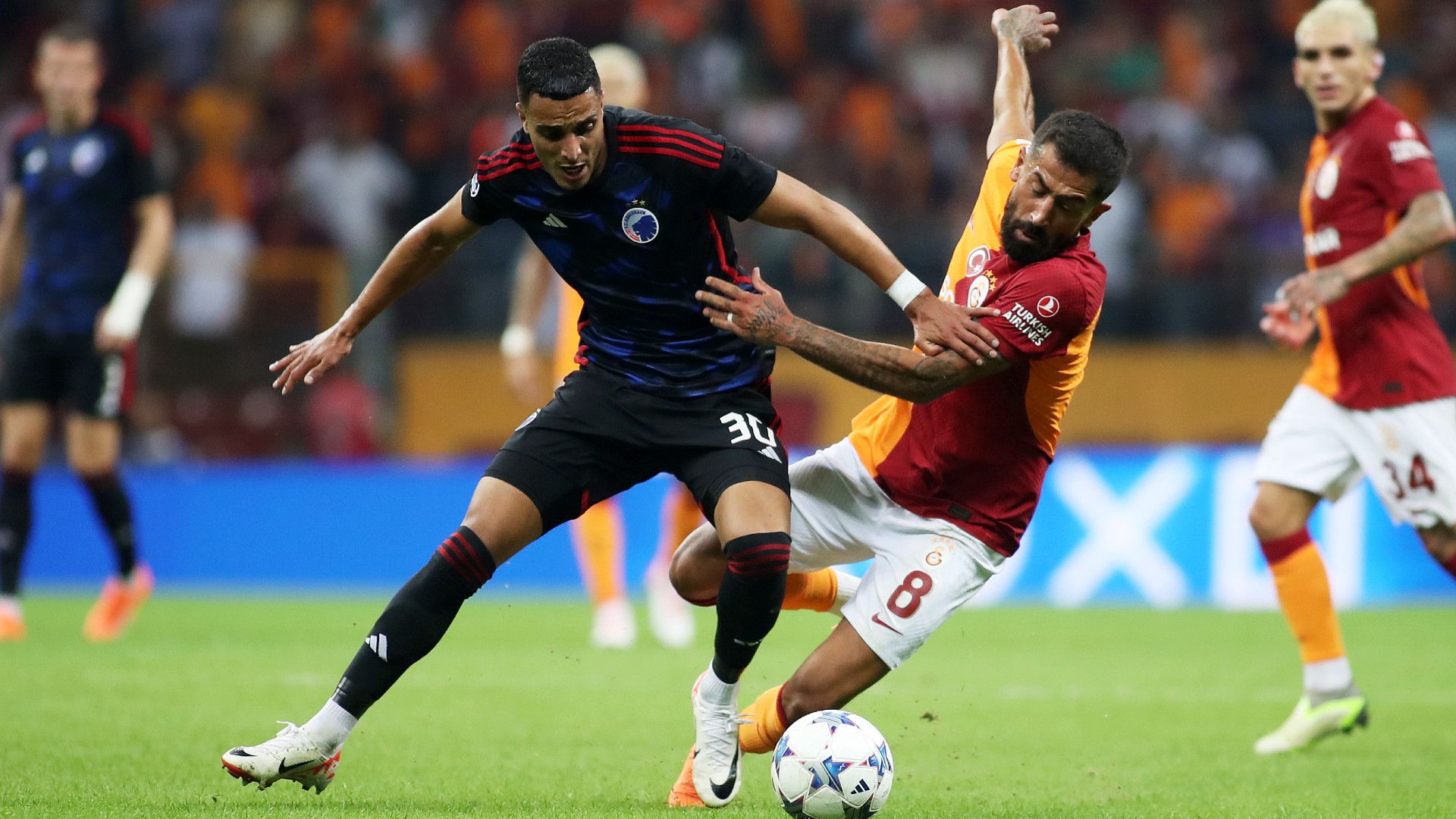 ELIAS ACHOUR KOPENHAGEN KEREM DEMIRBAY GALATASARAY CHAMPIONS LEAGUE 20092023