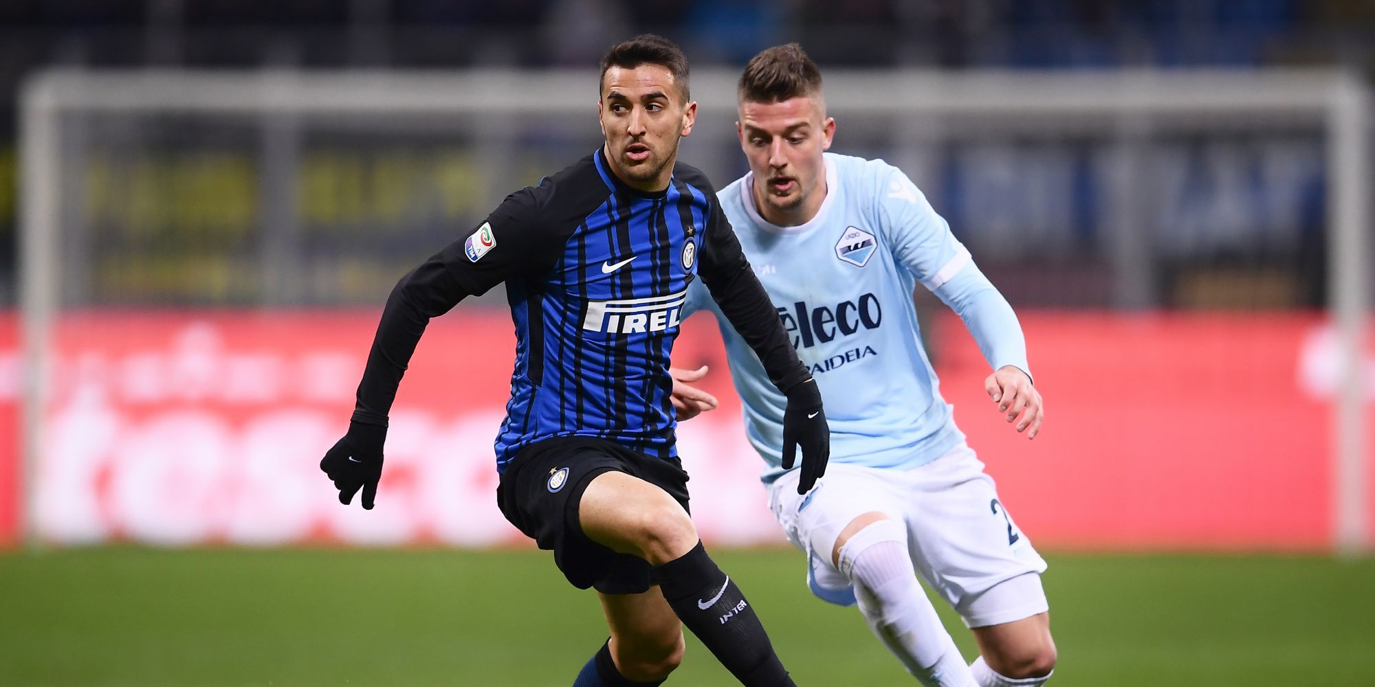 Matias Vecino Sergej Milinkovic-Savic Inter Lazio Serie A