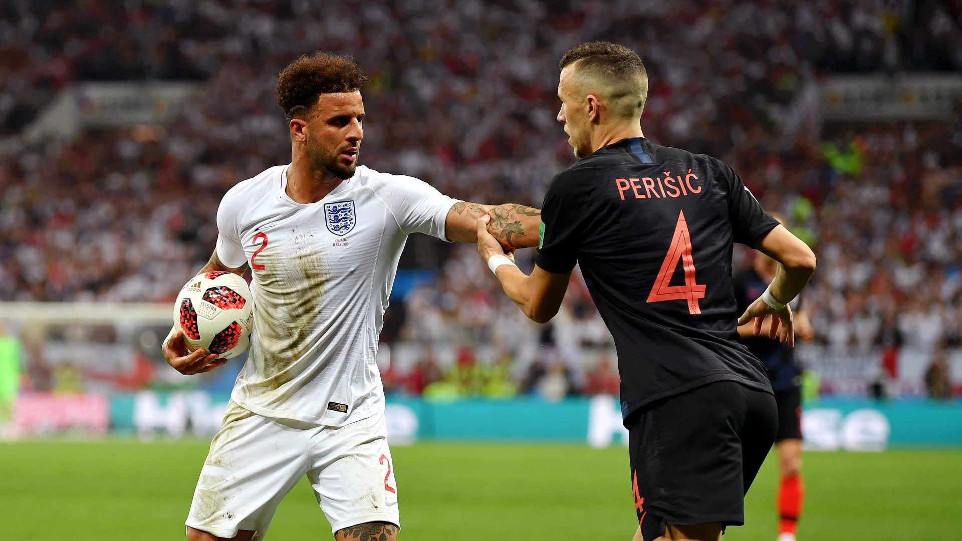 Kyle Walker Ivan Perisic Croatia England 11072018