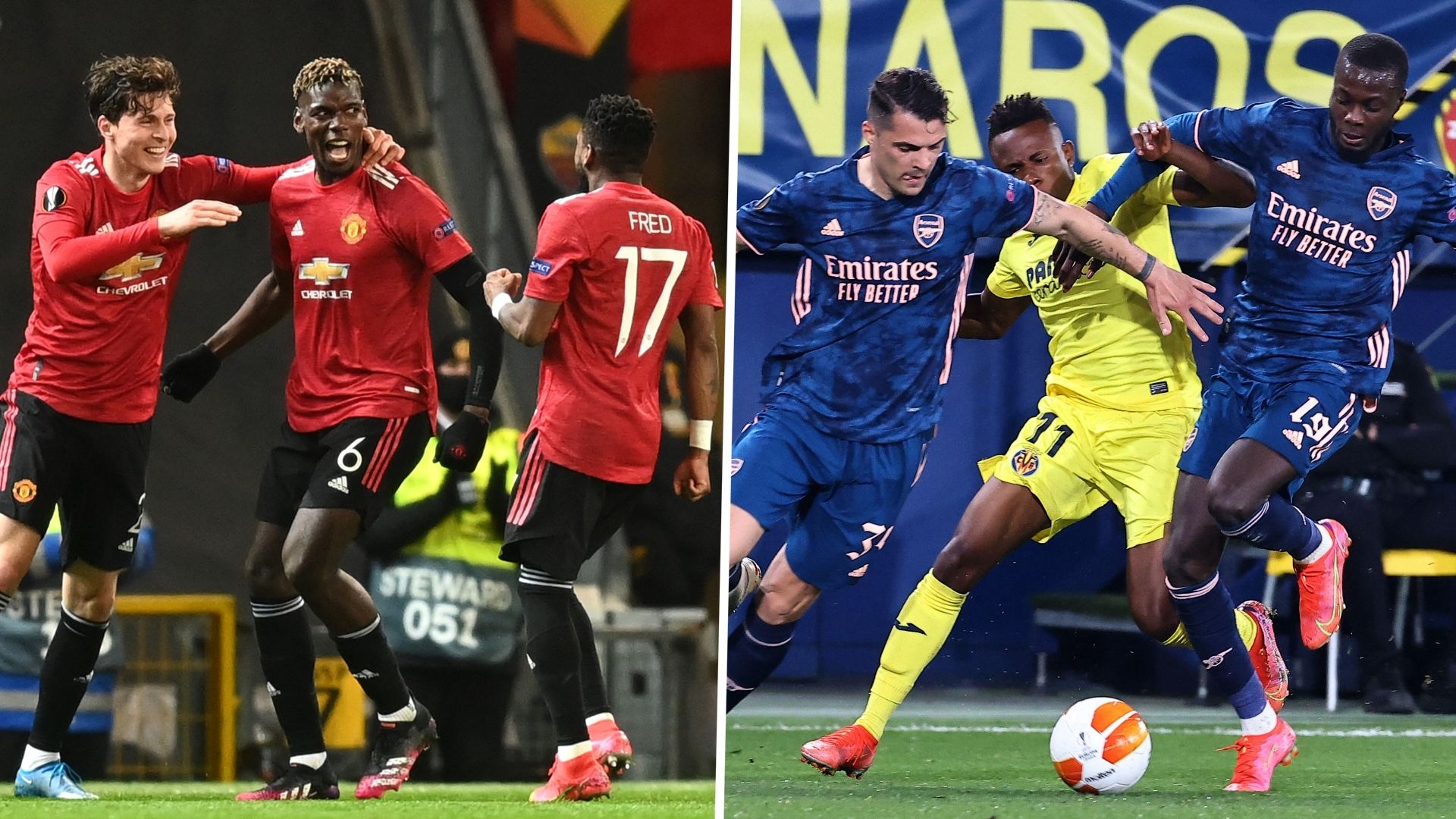 manchester united roma villarreal arsenal