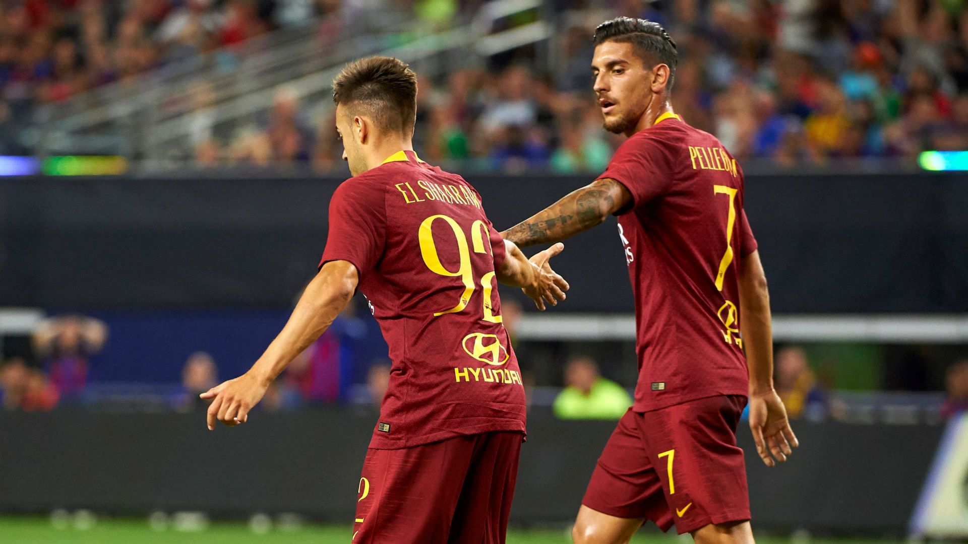 Stephan El Shaarawy Roma Barcelona ICC 2018