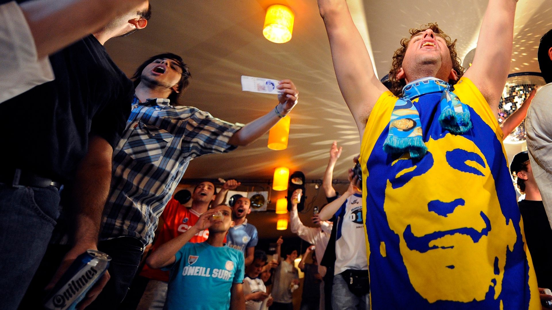 Diego Maradona church fans