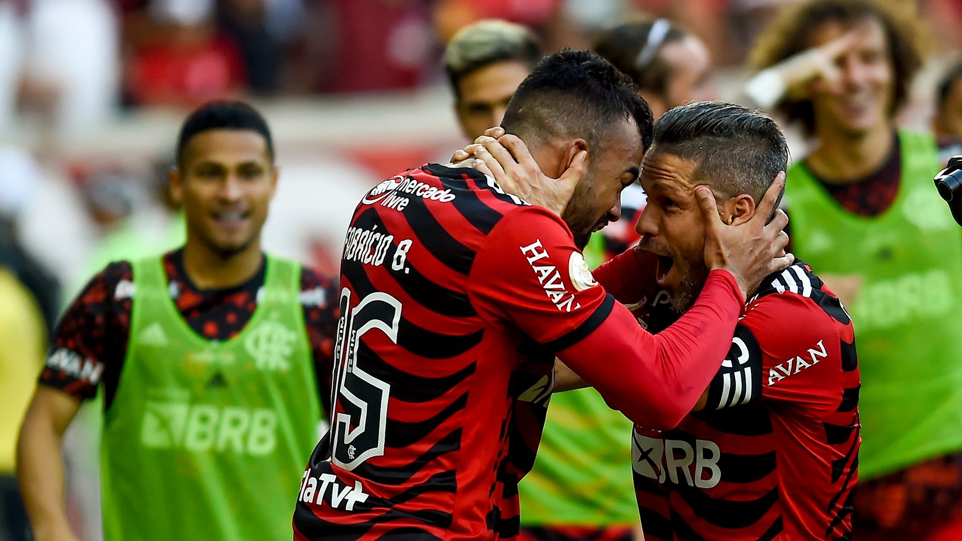 Fabricio Bruno e Diego, Flamengo x Athletico