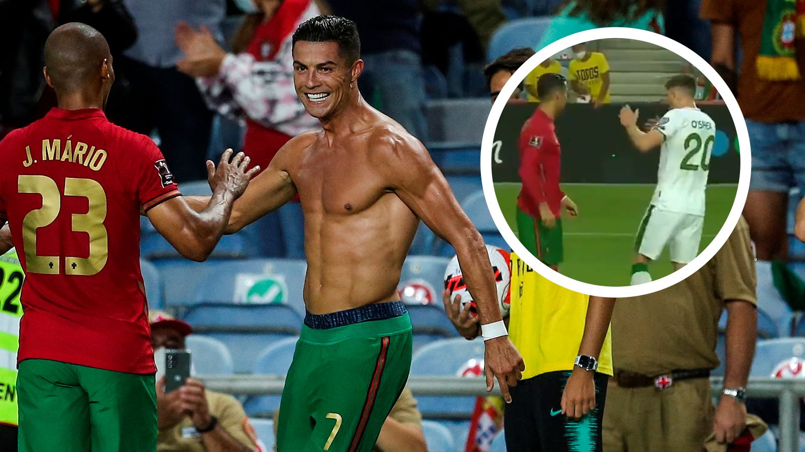 GFX Cristiano Ronaldo O Shea Portugal Ireland 2021