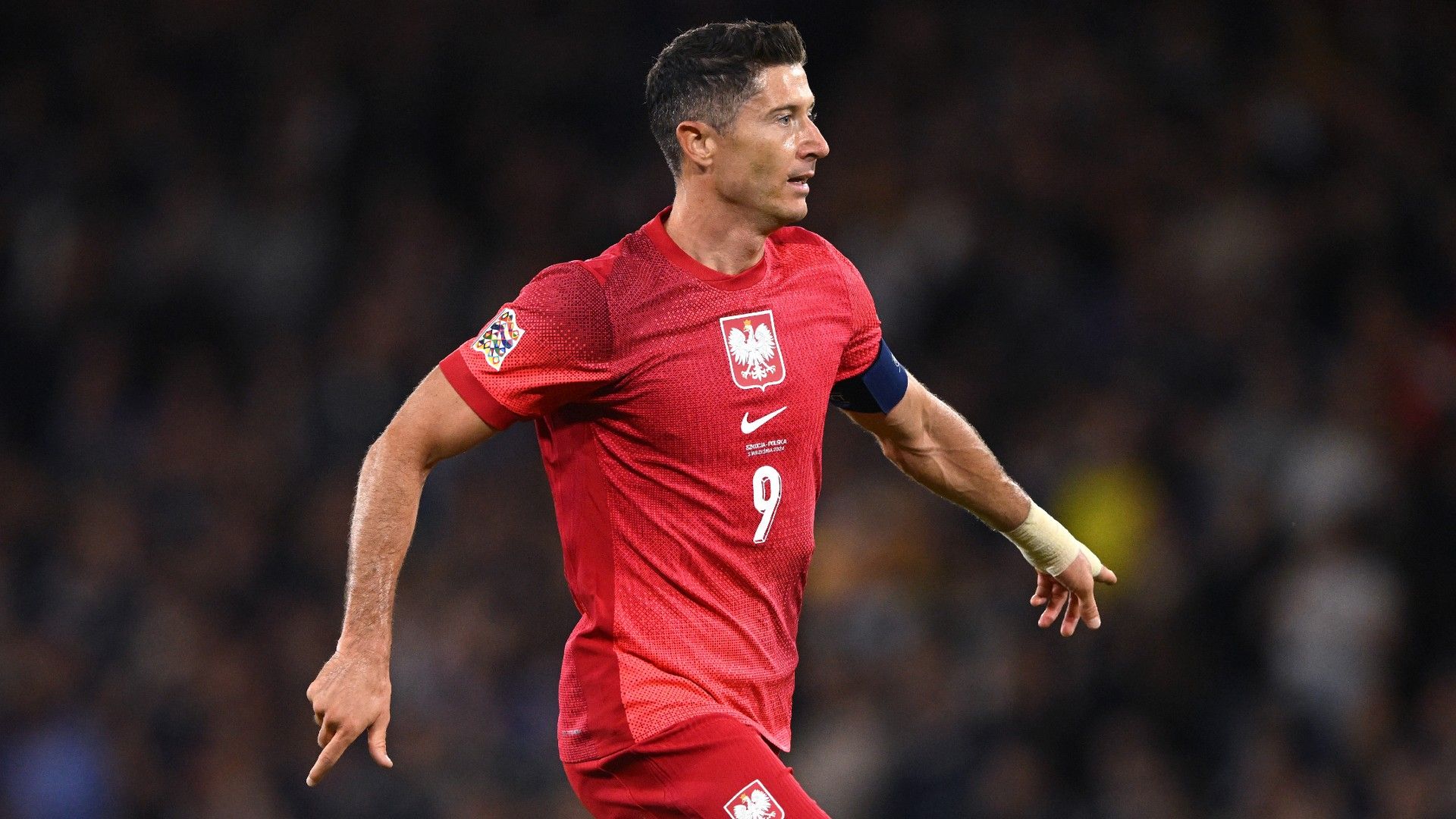 Robert Lewandowski of Poland