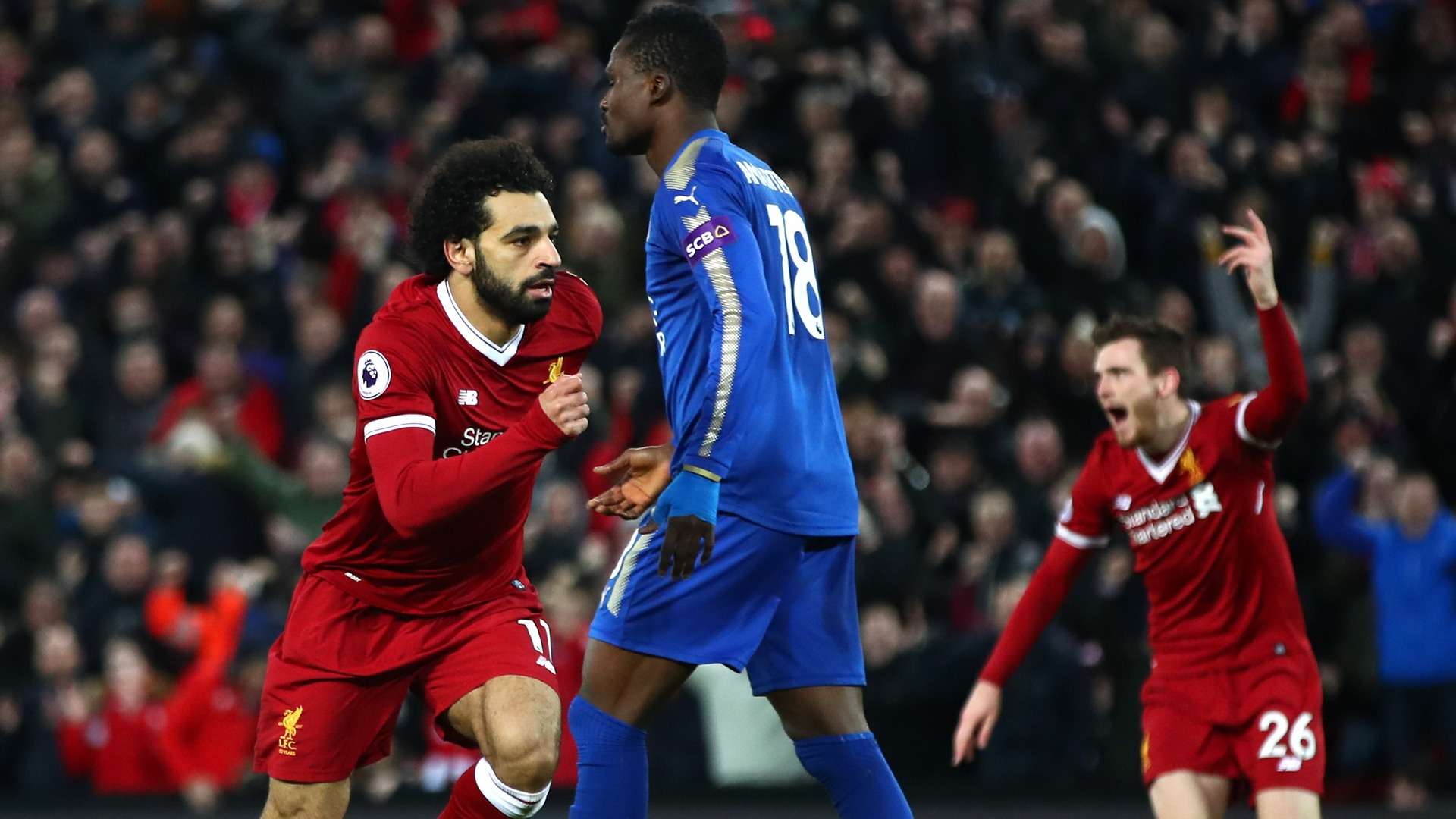 Mohamed Salah Liverpool Leicester City EPL 12302017