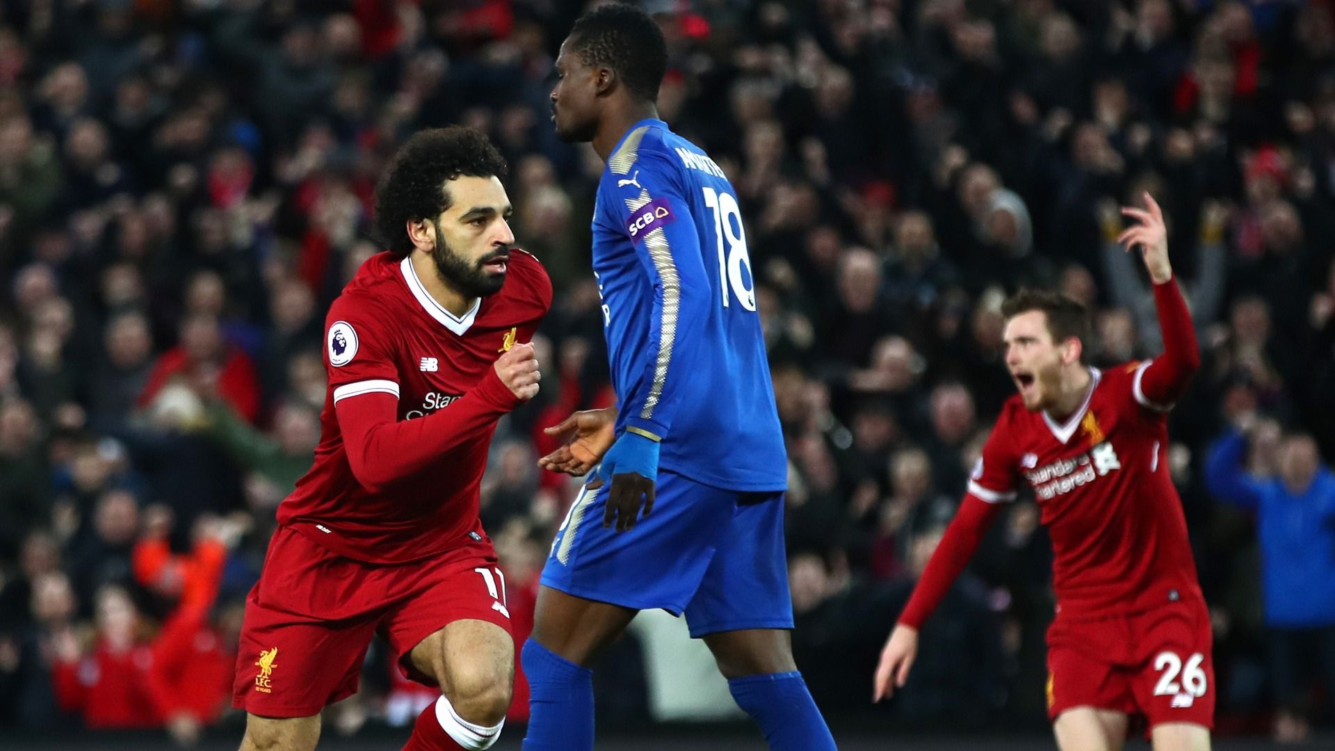 Mohamed Salah Liverpool Leicester City EPL 12302017