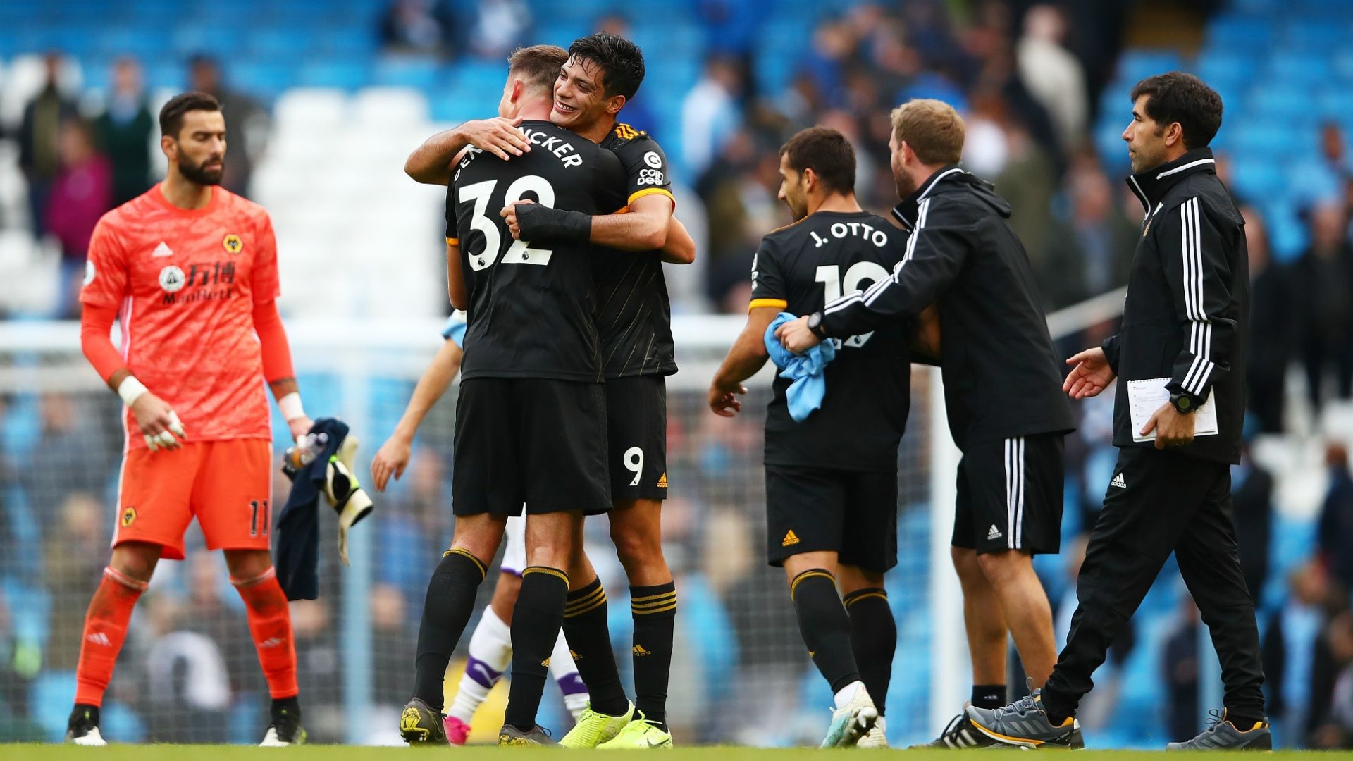 Raúl Jiménez Wolves - Manchester City