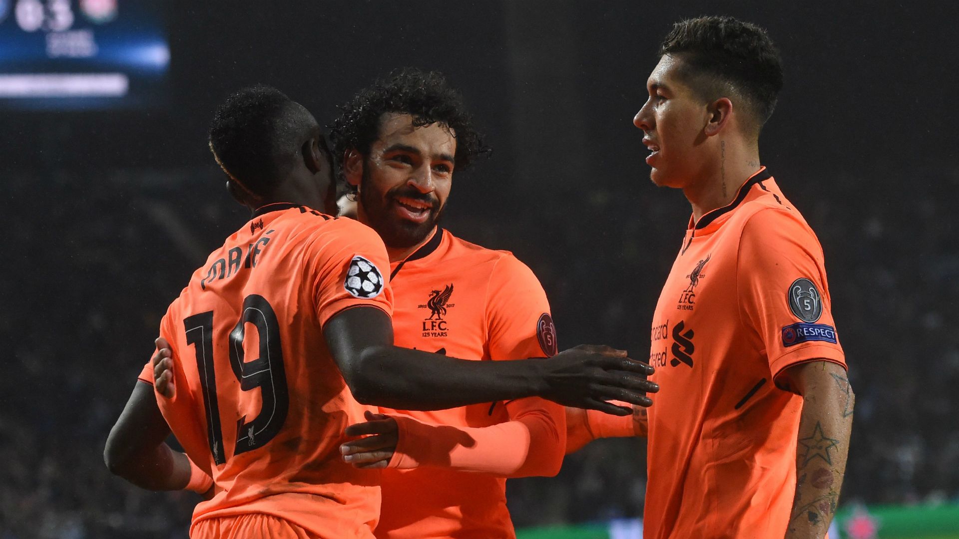Mane Firmimno Salah Liverpool