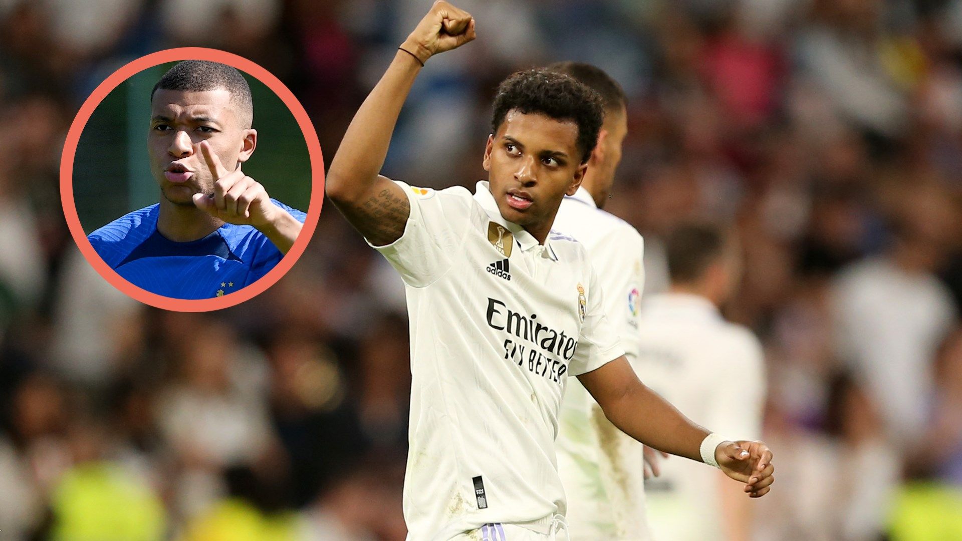 Rodrygo, Kylian Mbappe GFX