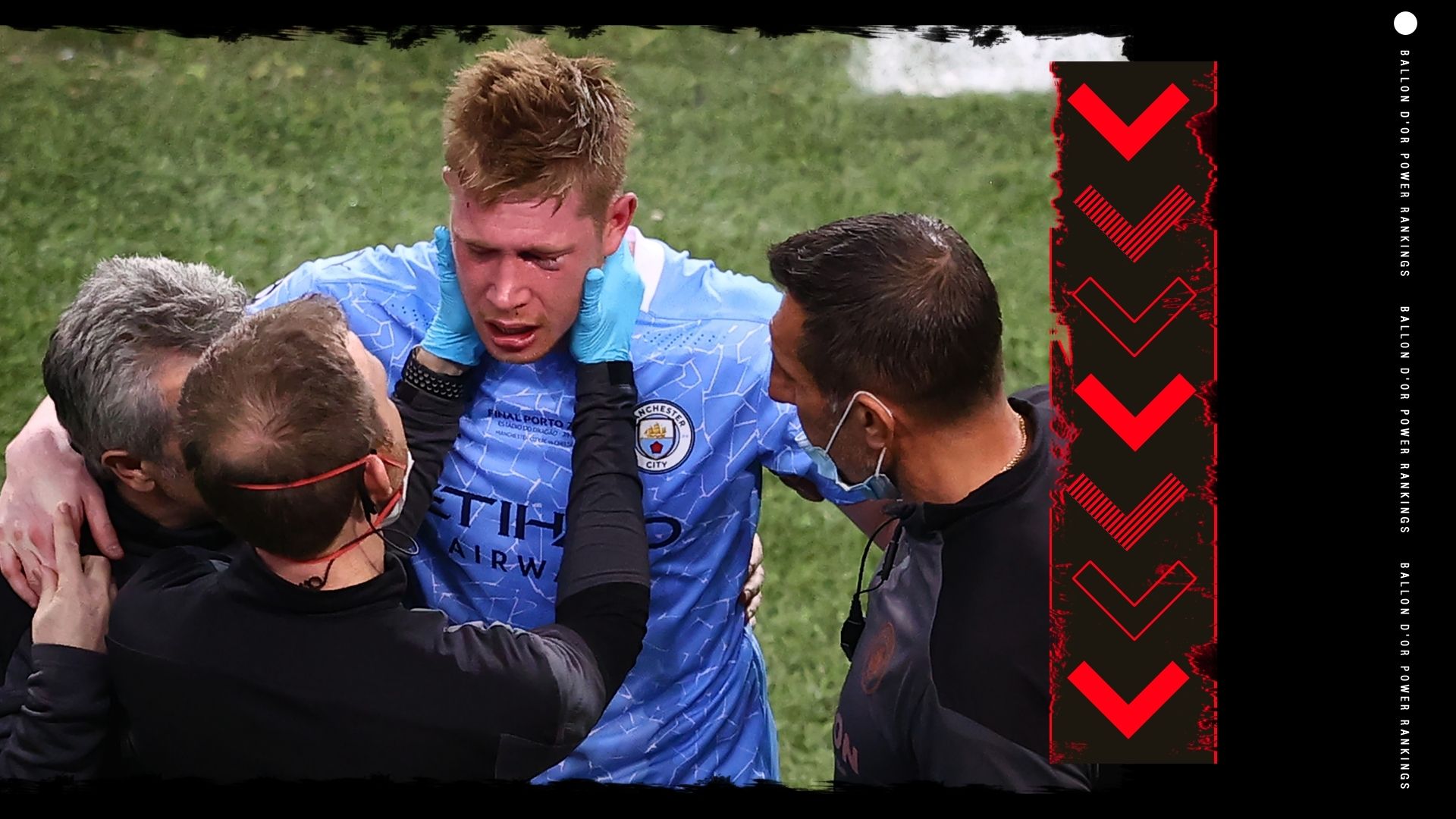 Kevin De Bruyne Ballon d'Or Rankings GFX