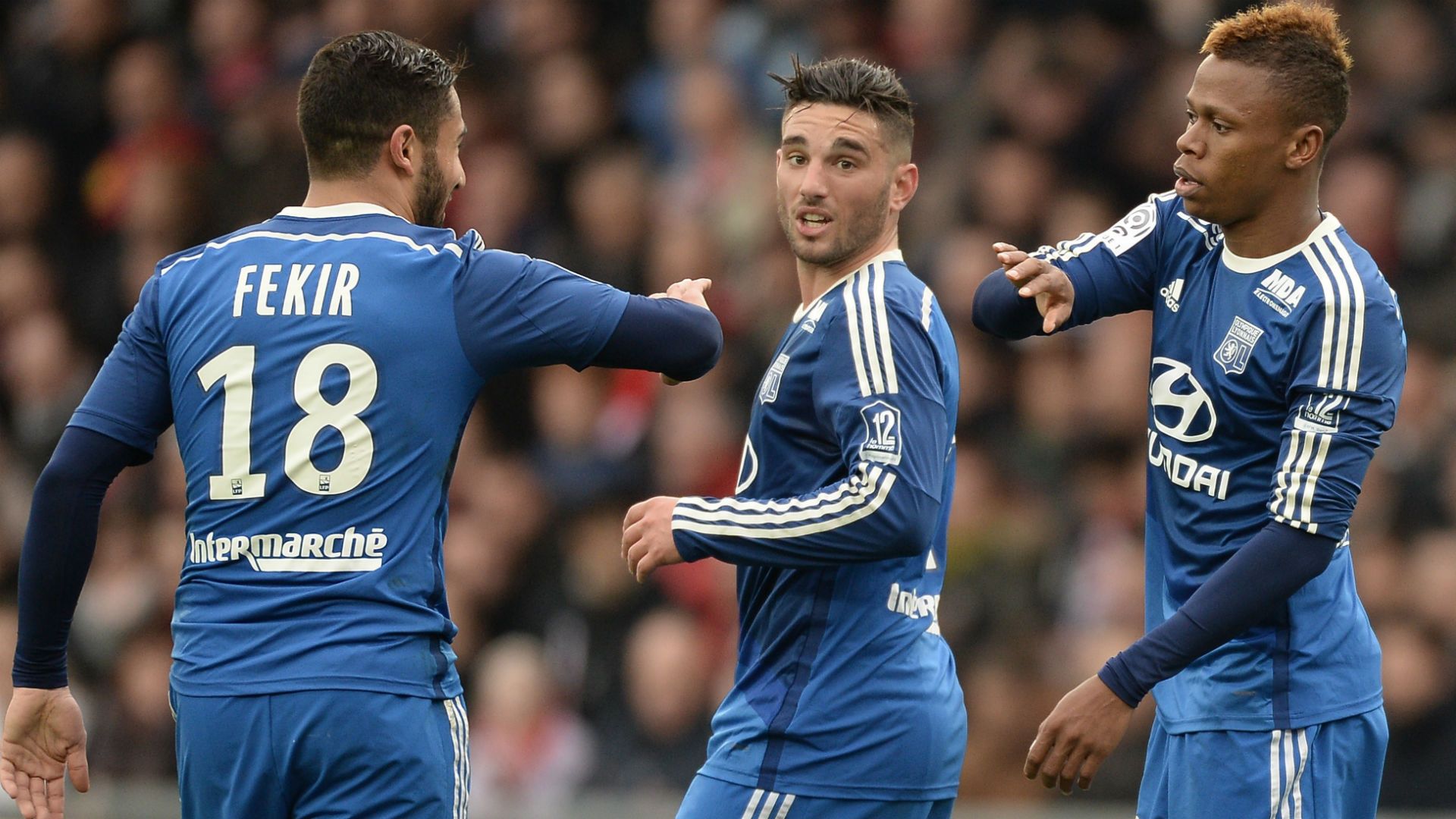 Jordan Ferri Clinton N'Jie Guingamp Lyon 04042015