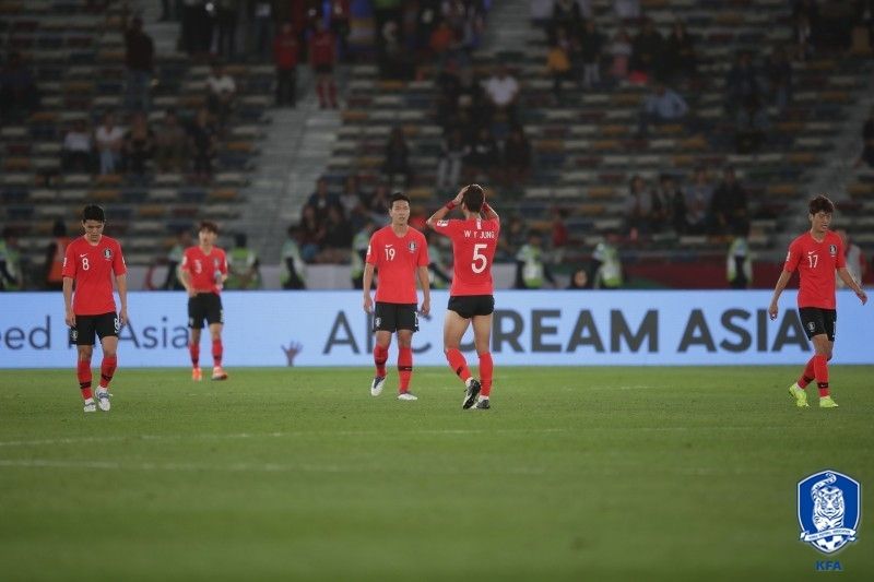 카타르전 패배 아시안컵 탈락
