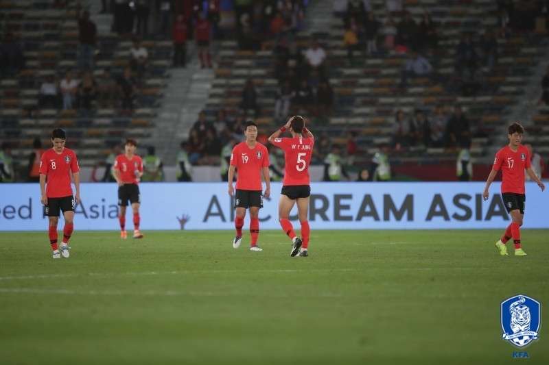 카타르전 패배 아시안컵 탈락