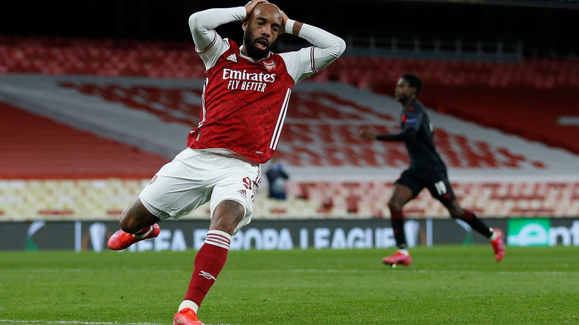 Alexandre Lacazette Arsenal Slavia Europa League 2020-21