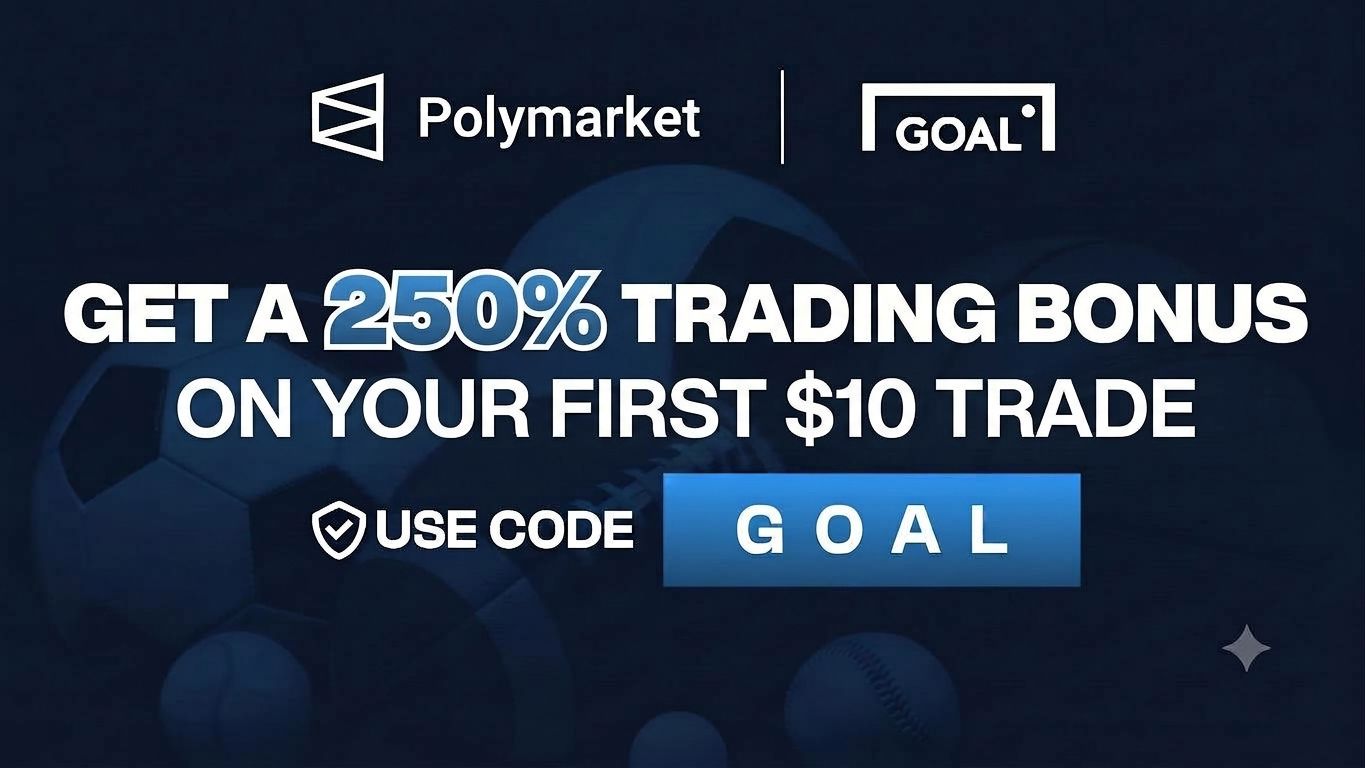 Polymarket Promo Code GOAL: Get a 250% Trading Bonus on your first $10 ...