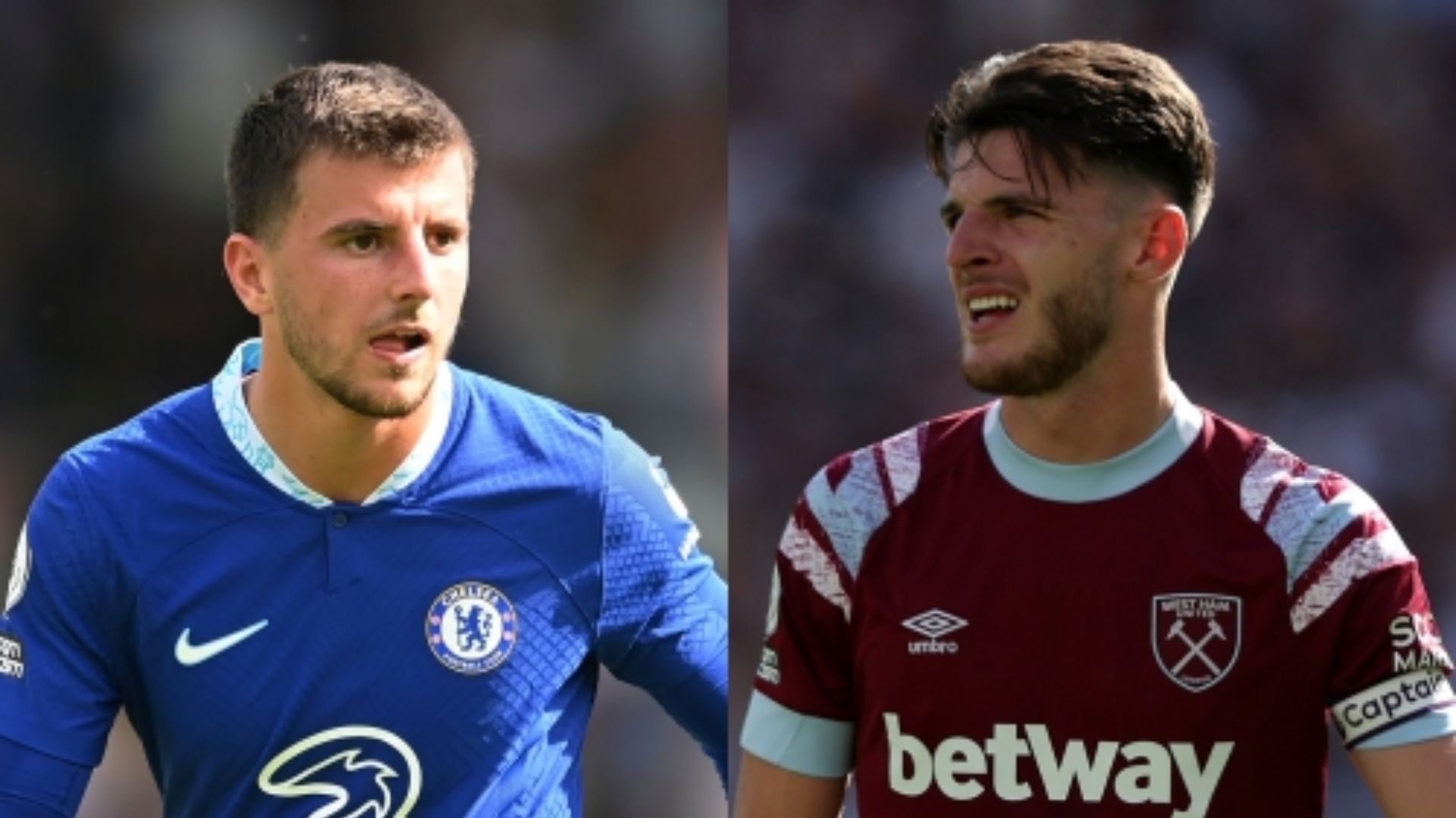 Mason Mount Chelsea Declan Rice West Ham