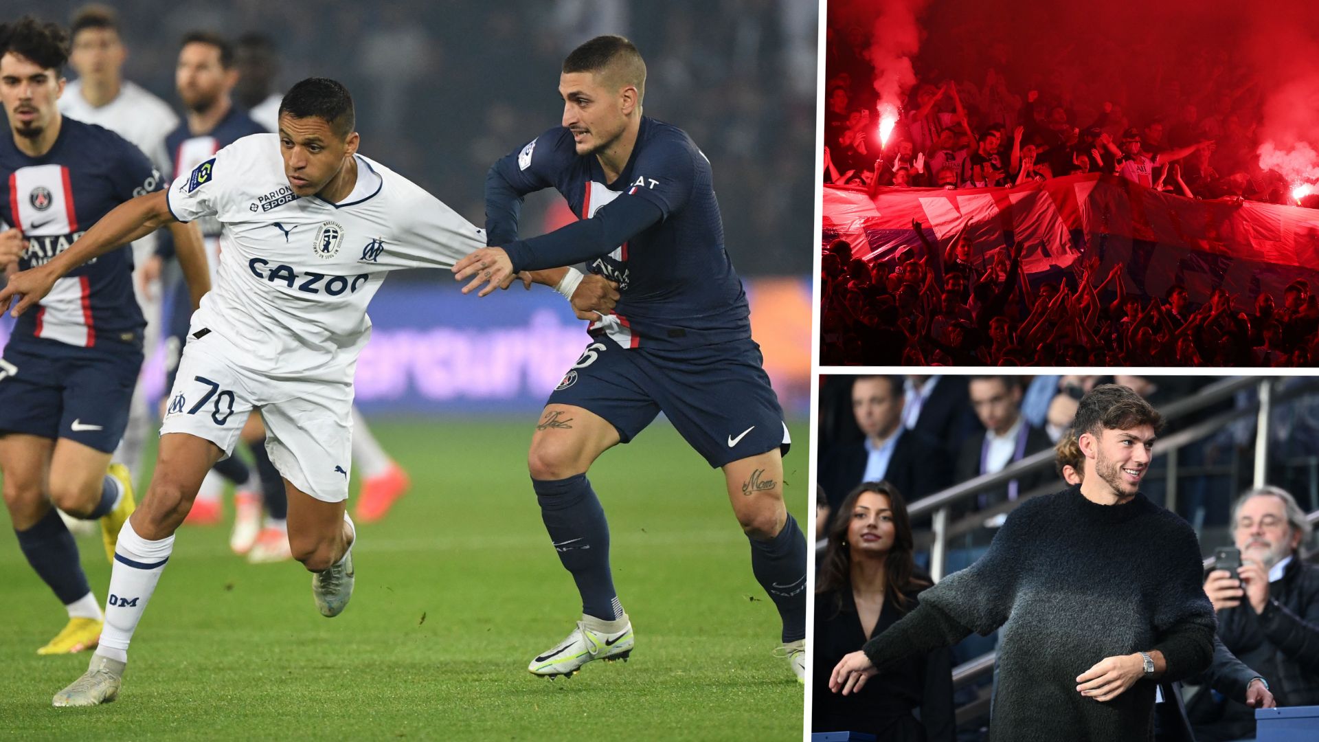 Match tifos VIP Classique PSG OM