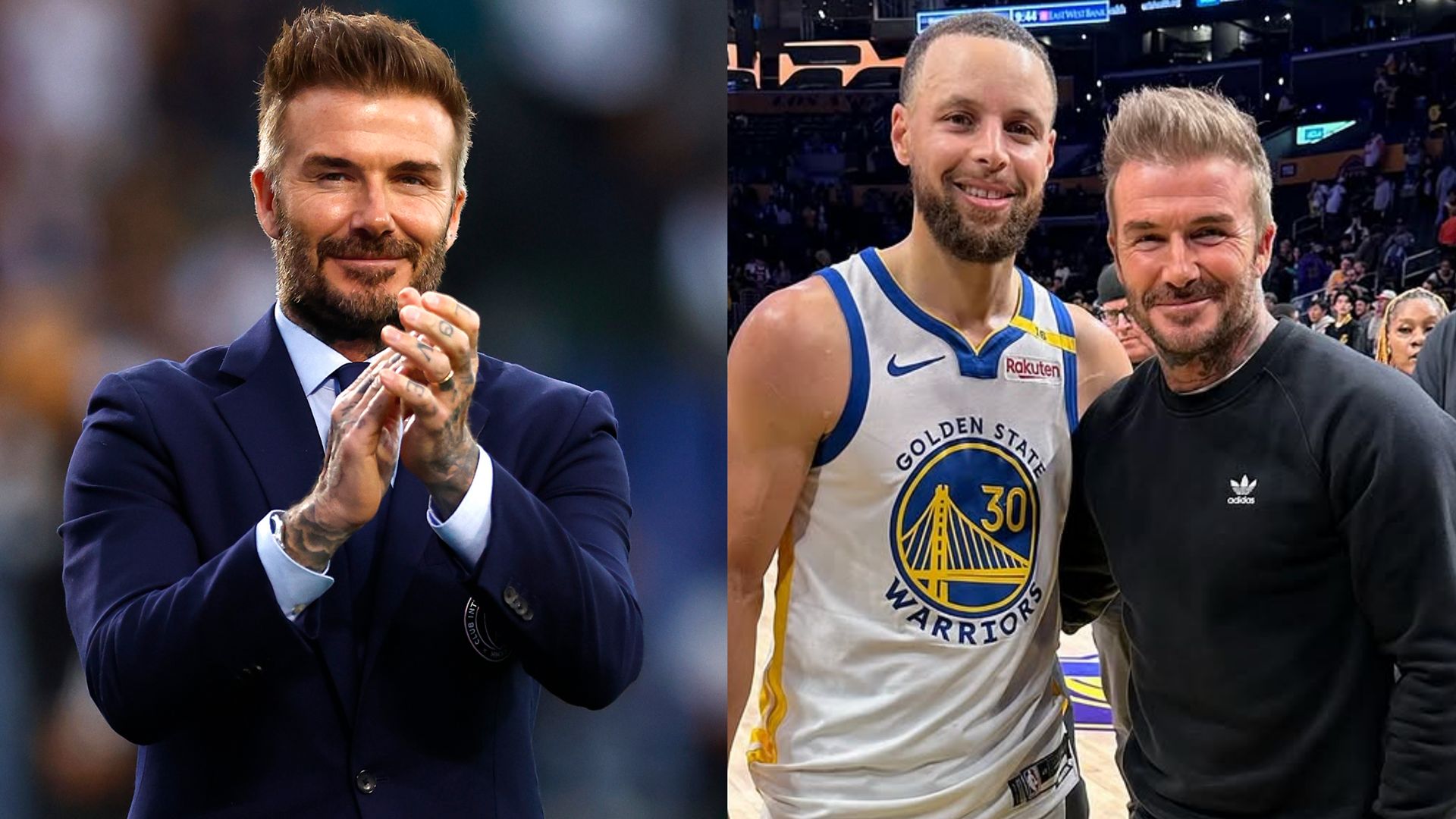 David Beckham Steph Curry 2025