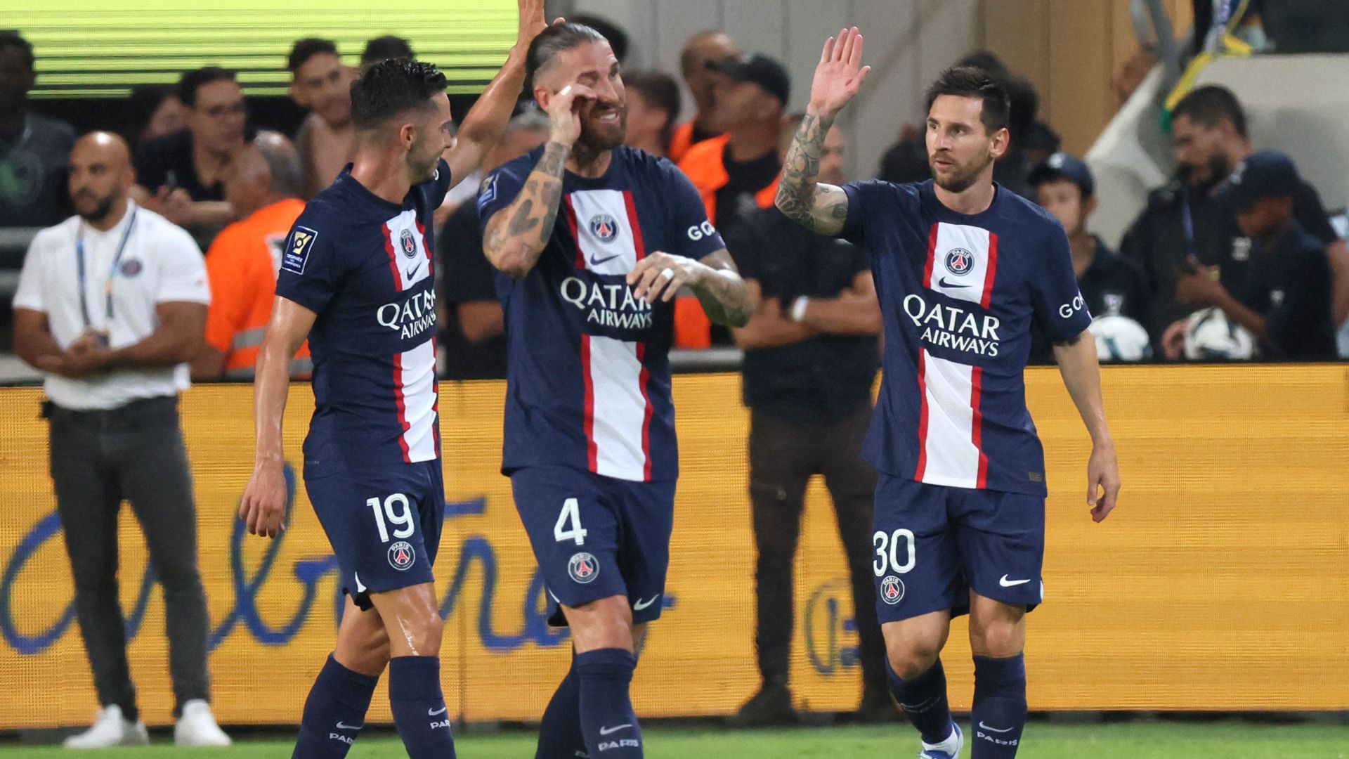 Sergio Ramos PSG Nantes Trophee des Champions