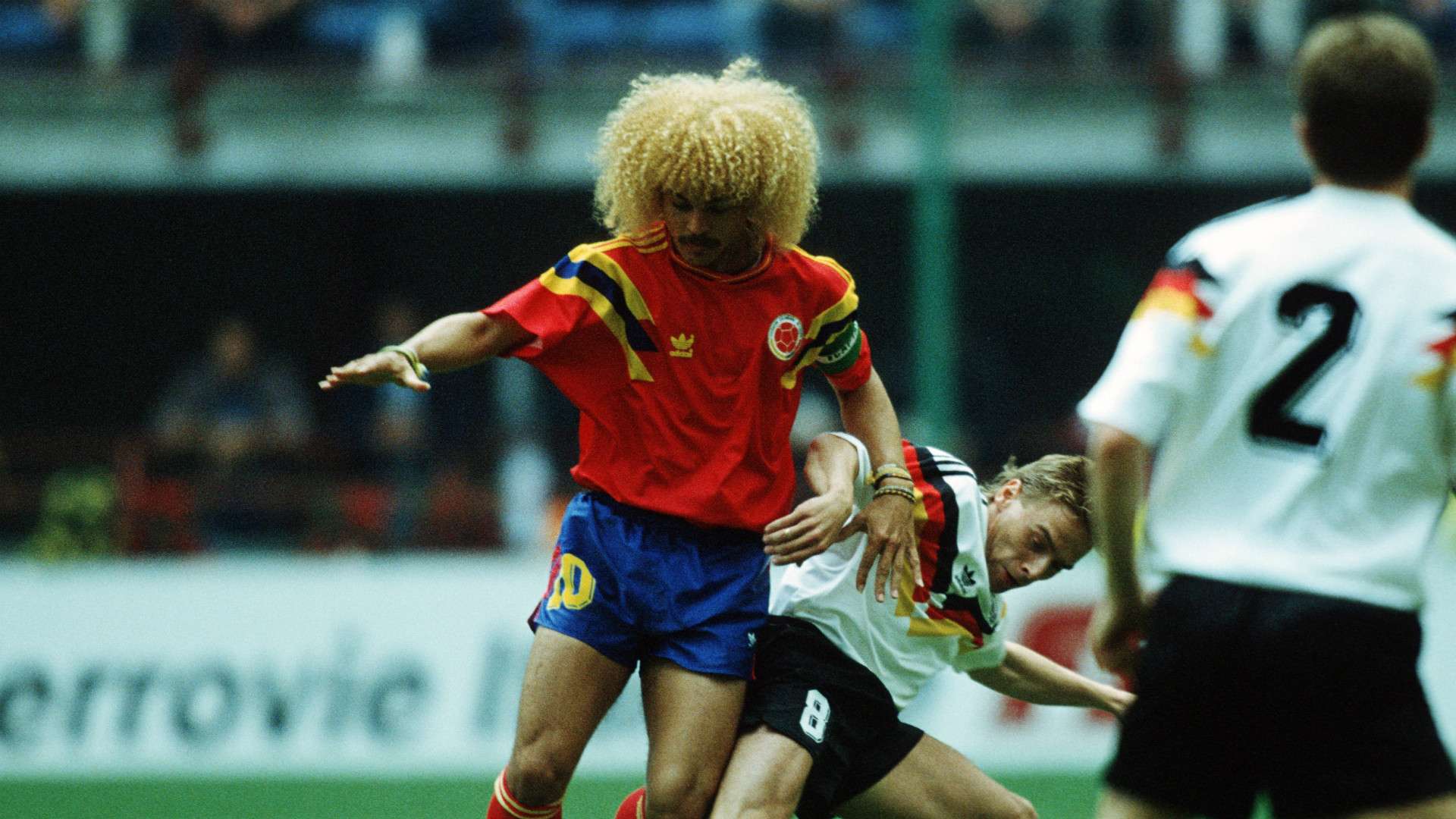 Valderrama Germany Colombia 1994 World Cup