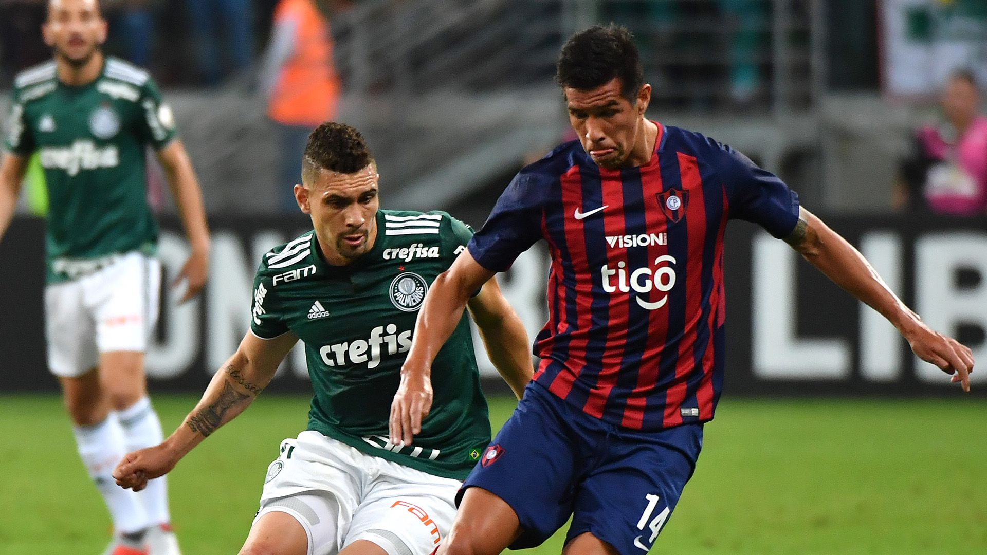 Moises Victor Caceres Palmeiras Cerro Porteno Copa Libertadores 30082018