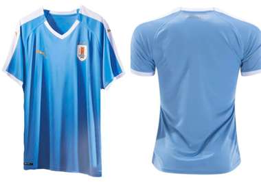 'camiseta titular Uruguay Copa America 2019
