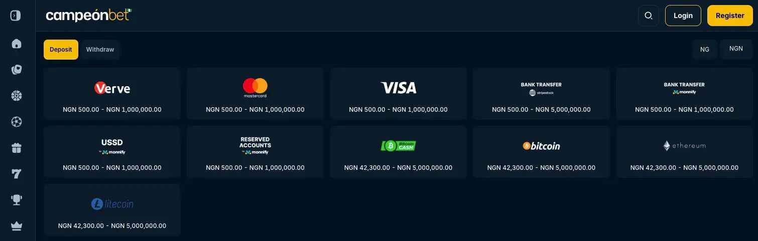 CampeonBet Crypto