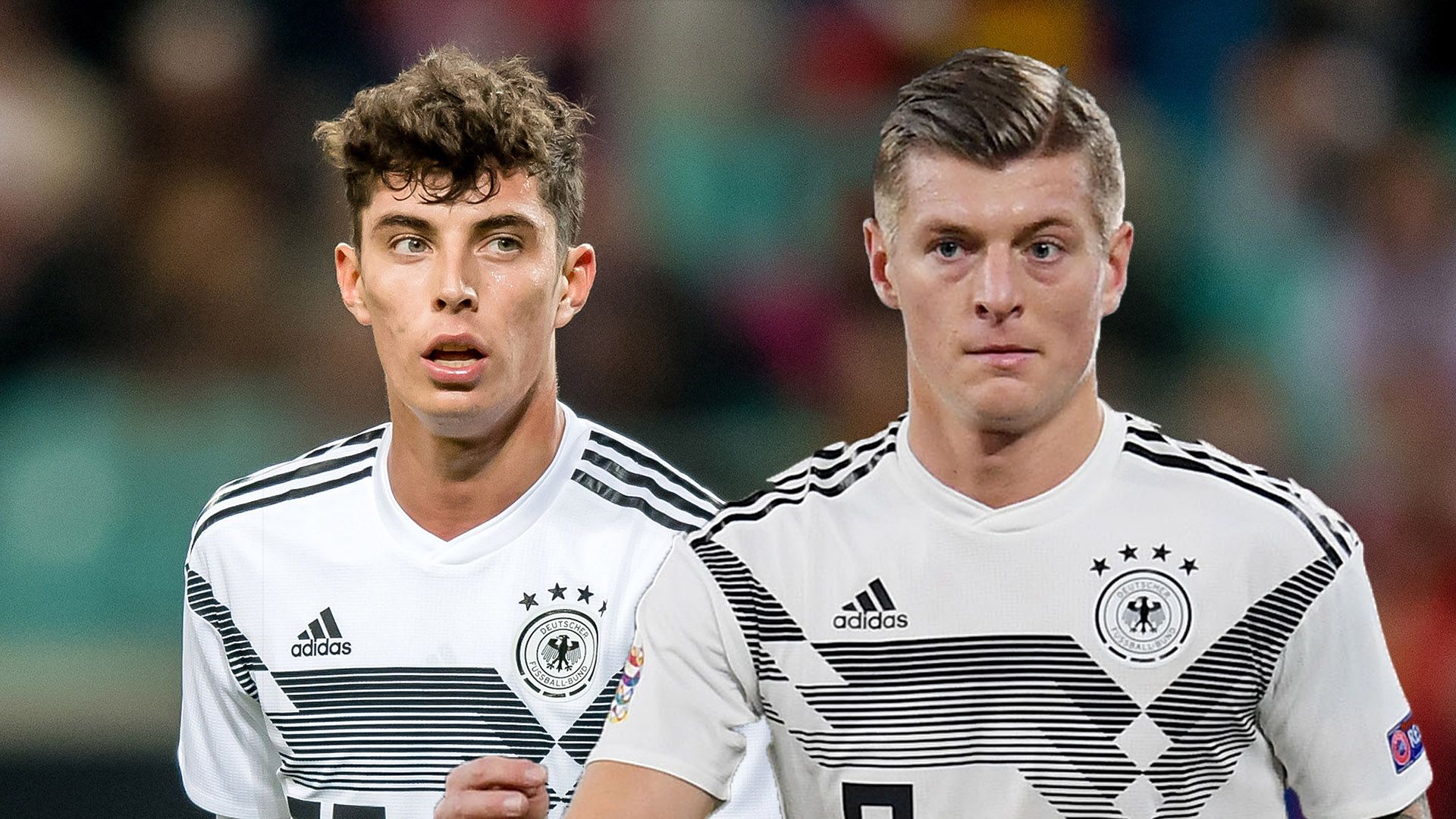 Kai Havertz Toni Kroos composite