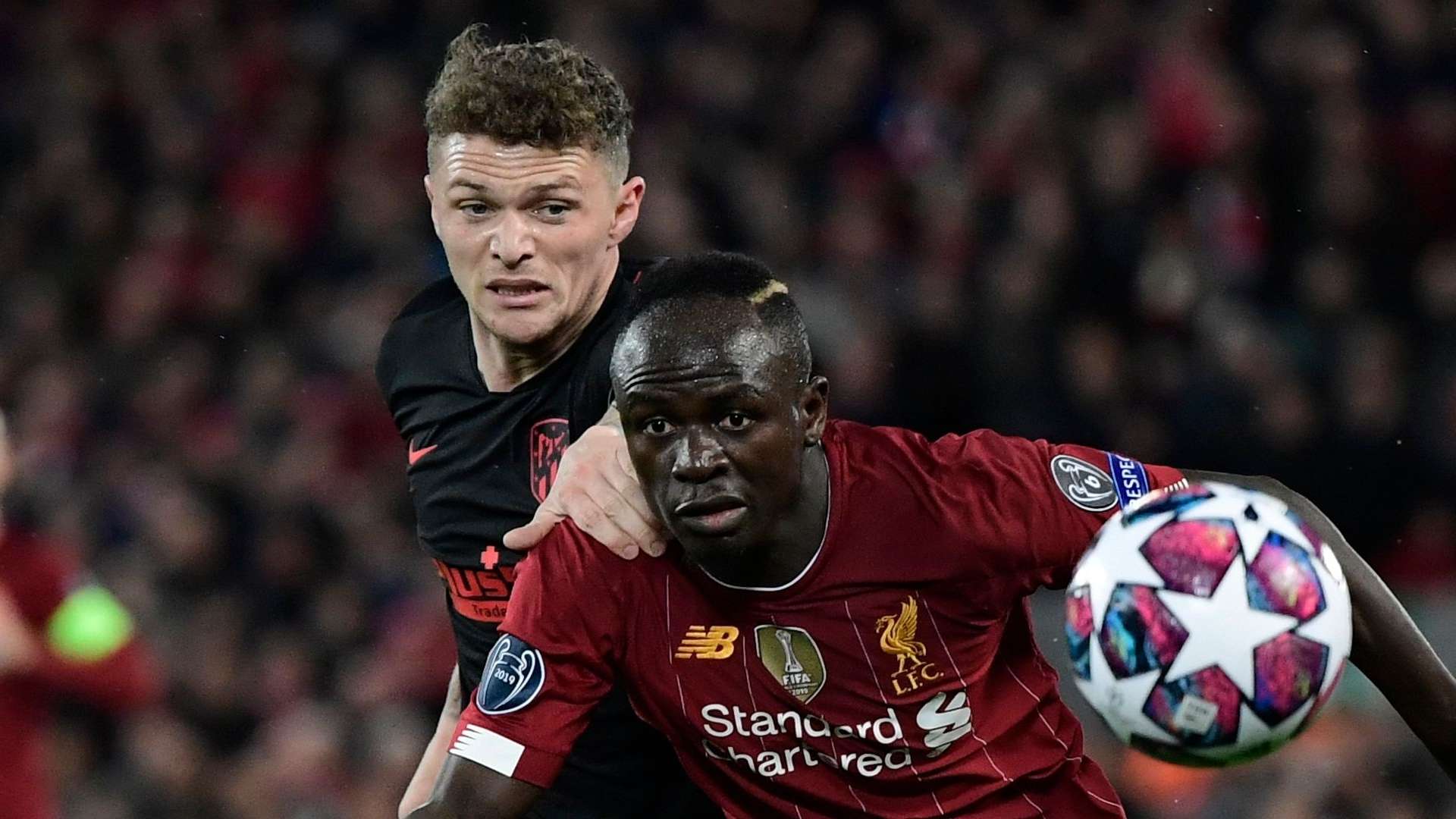 Kieran Tripper, Sadio Mane, Liverpool vs Atletico Madrid