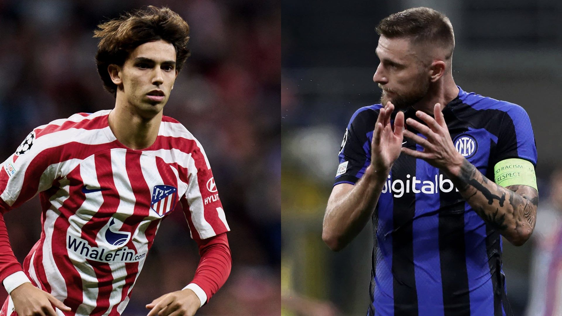 Joao Felix Milan Skriniar GFX