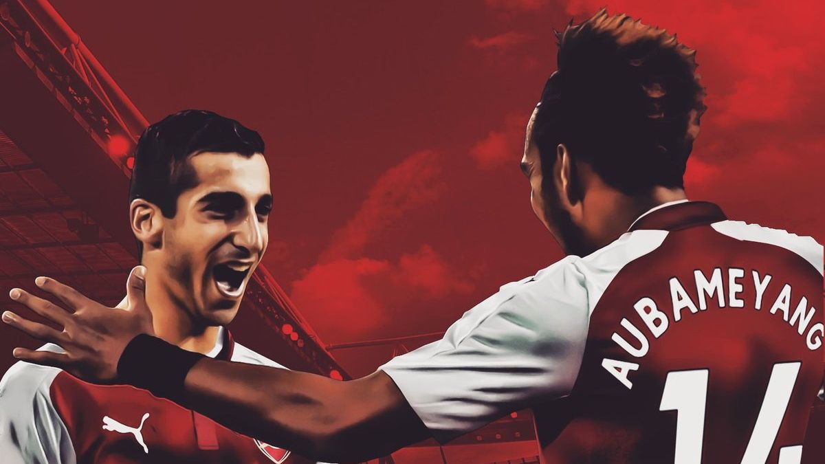 Henrikh Mkhitaryan Pierre Emerick Aubameyang GFX