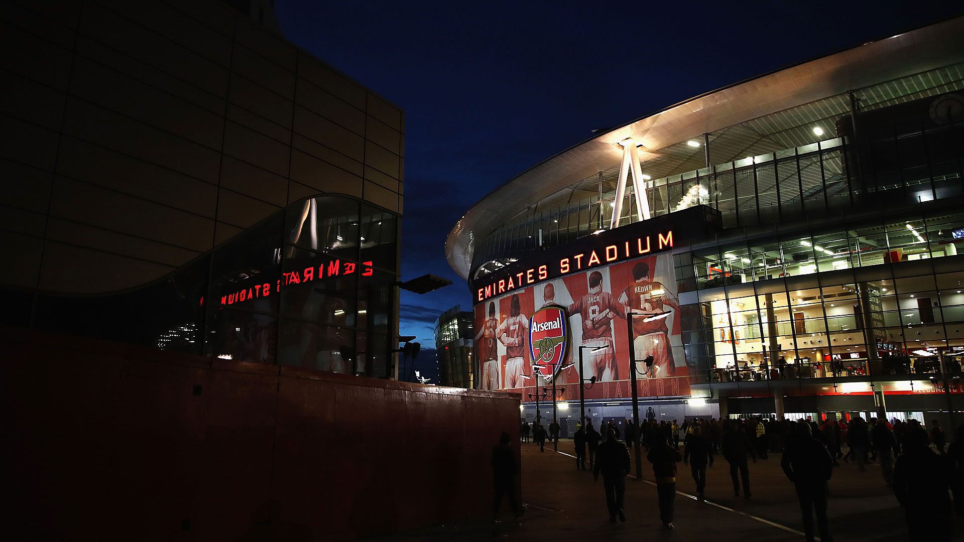 ARSENAL EMIRATES STADION STADIUM VIEW UEFA CHAMPIONS LEAGUE 07032017